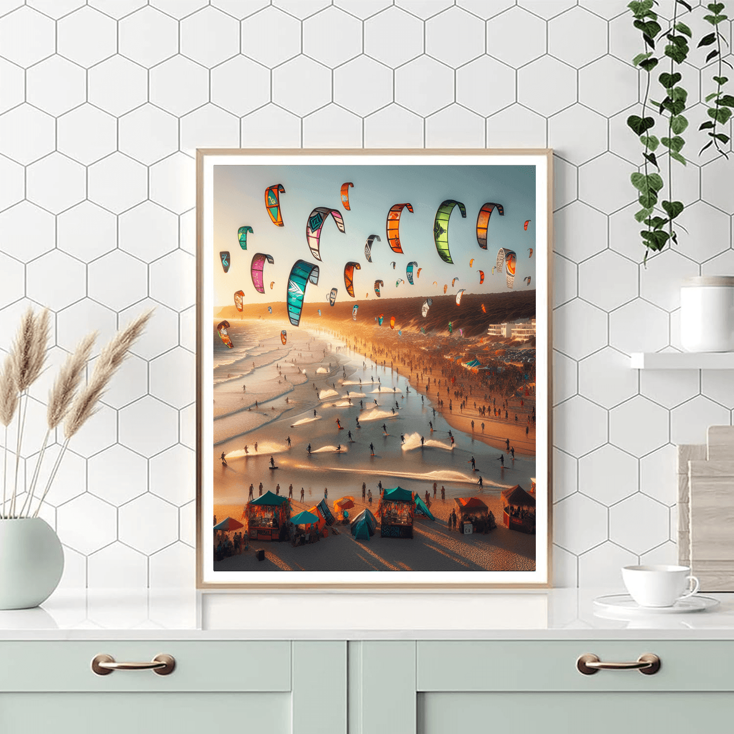 The Kitesurfing Festival - Tarifa, Spain Paint By Numbers Kits