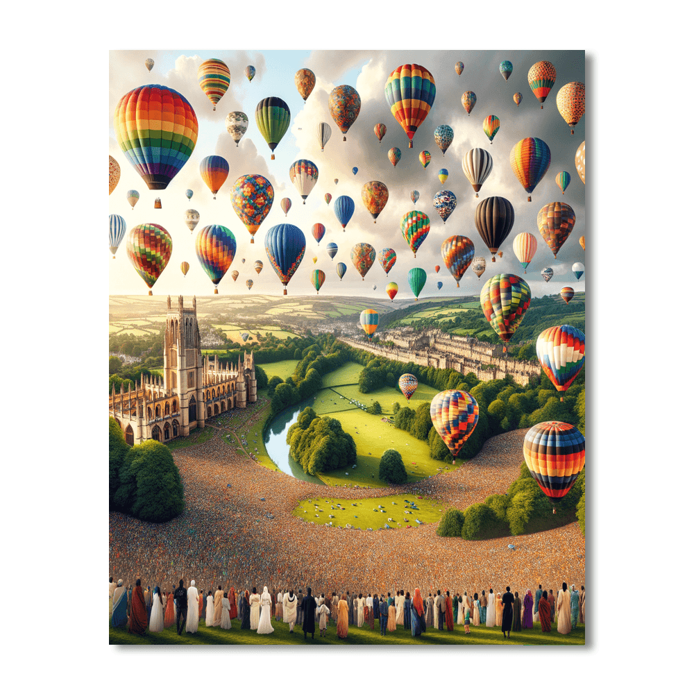 Balloon Fiesta - Bristol Paint By Color