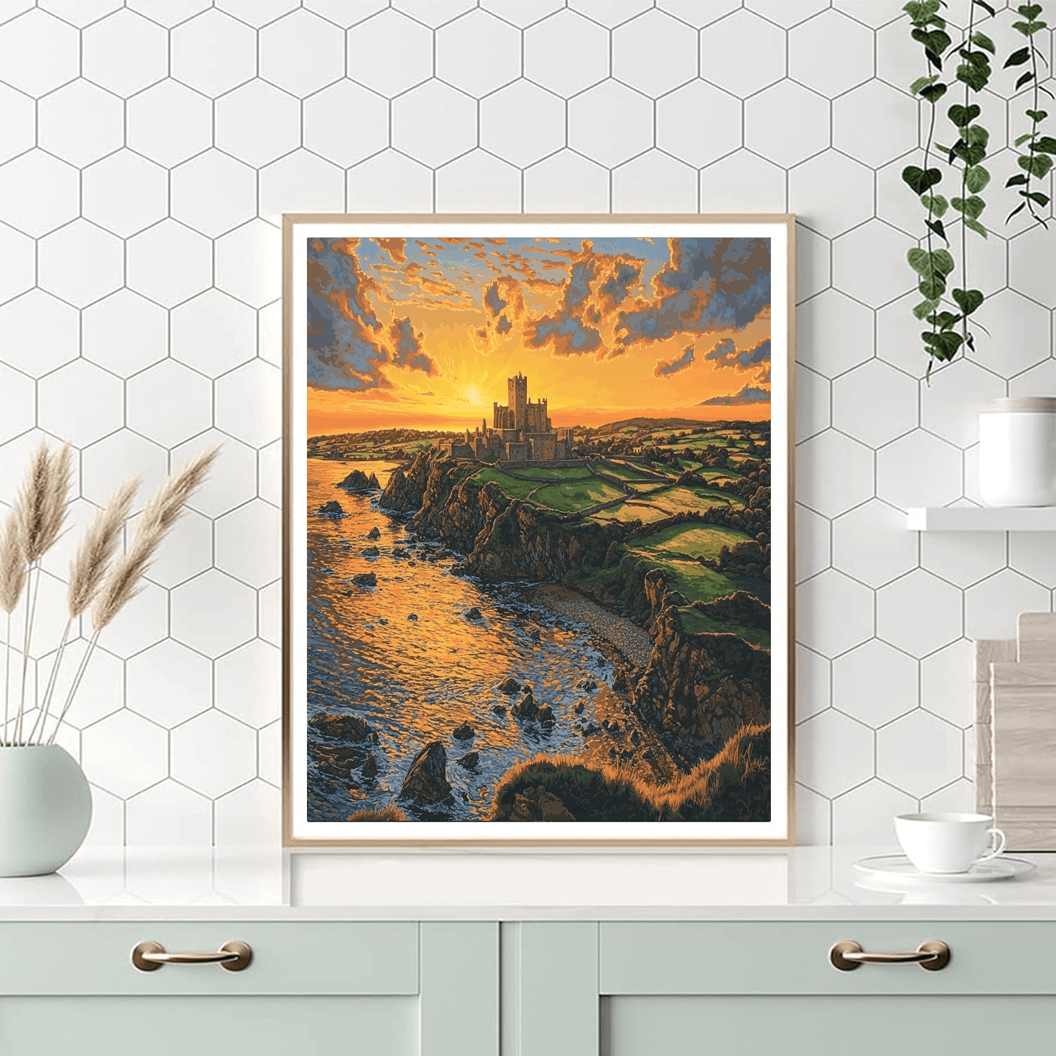 Mont Saint-michel - France DIY Paint By Numbers