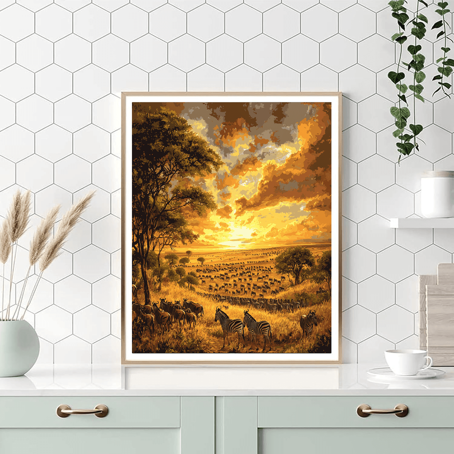 Masai Mara National Reserve DIY Paint By Numbers