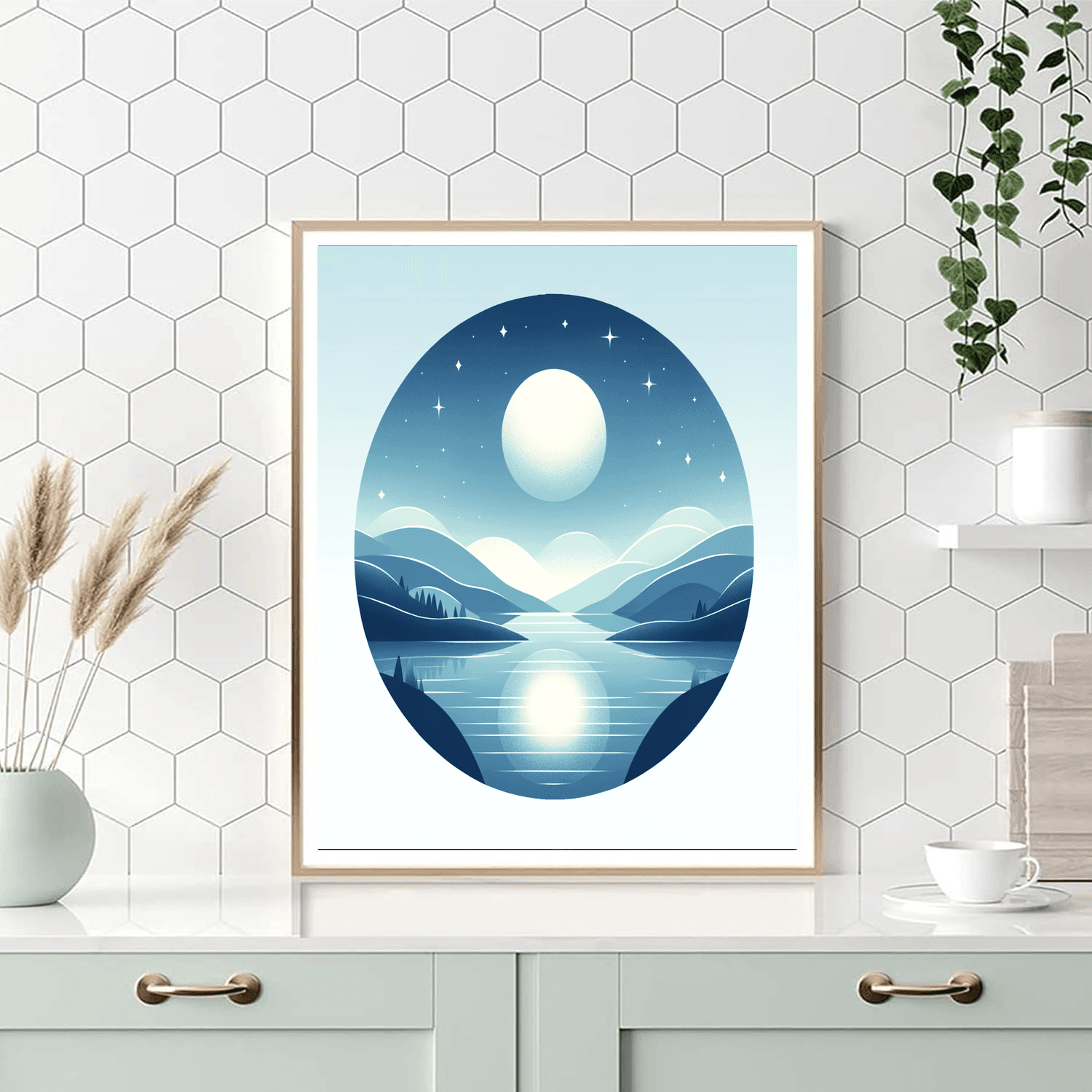 Tranquil Moonlit Night Paint By Number