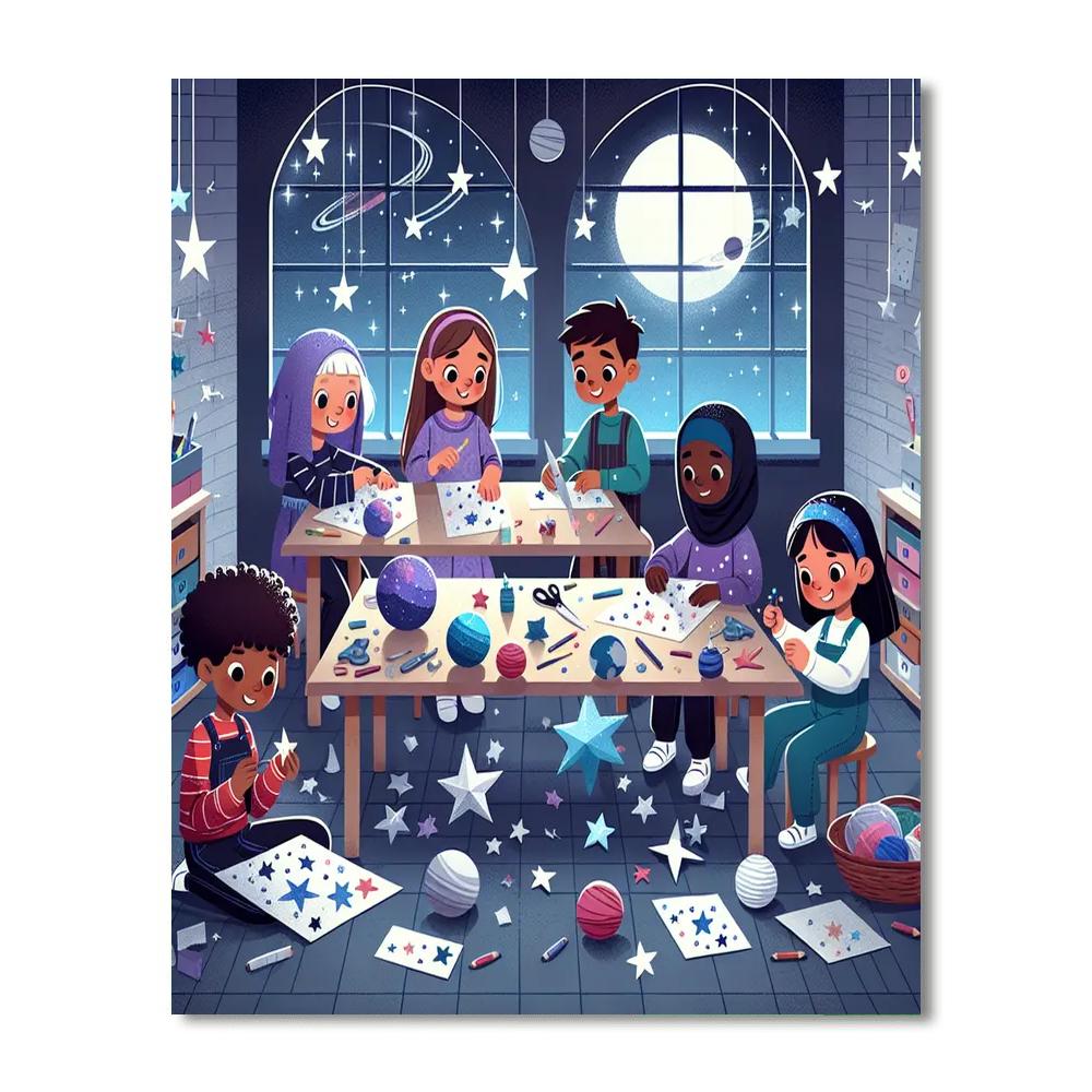 Celestial Crafts Workshop Paint By Number