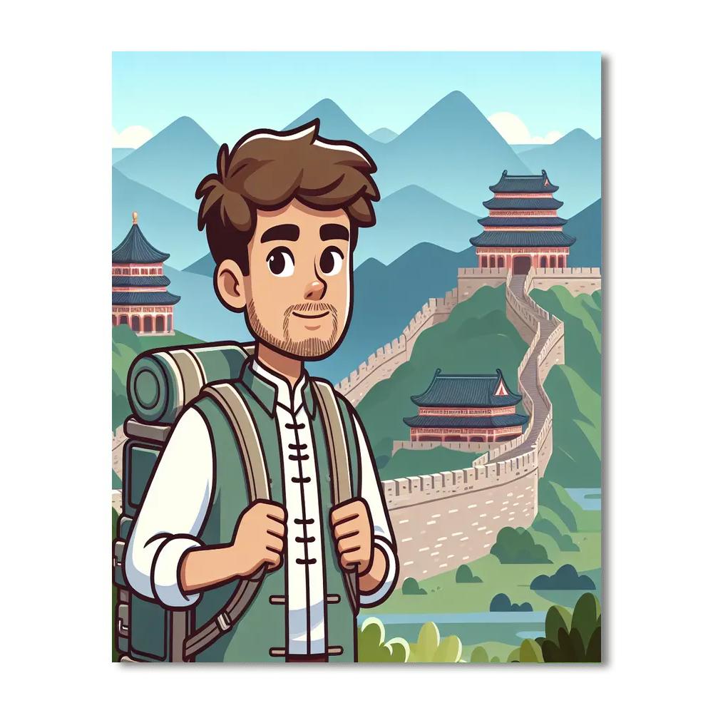 Ancient China Adventure Paint By Numbers Kits