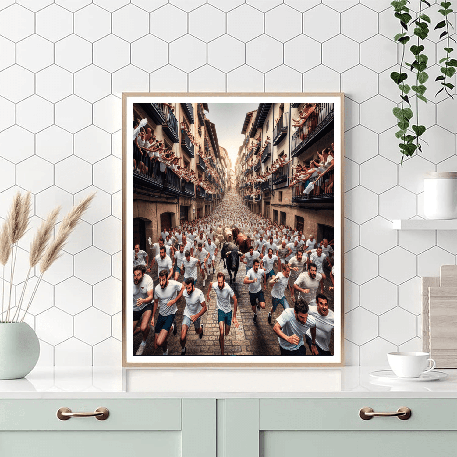 San Fermín Festival - Pamplona, Spain Painting By Numbers Kit