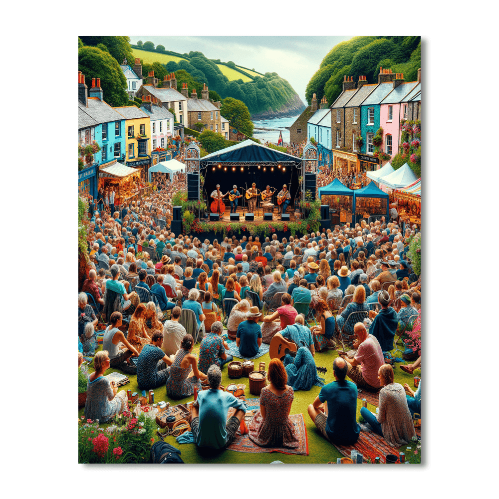 Port Fairy Folk Festival - Australia DIY Paint By Numbers