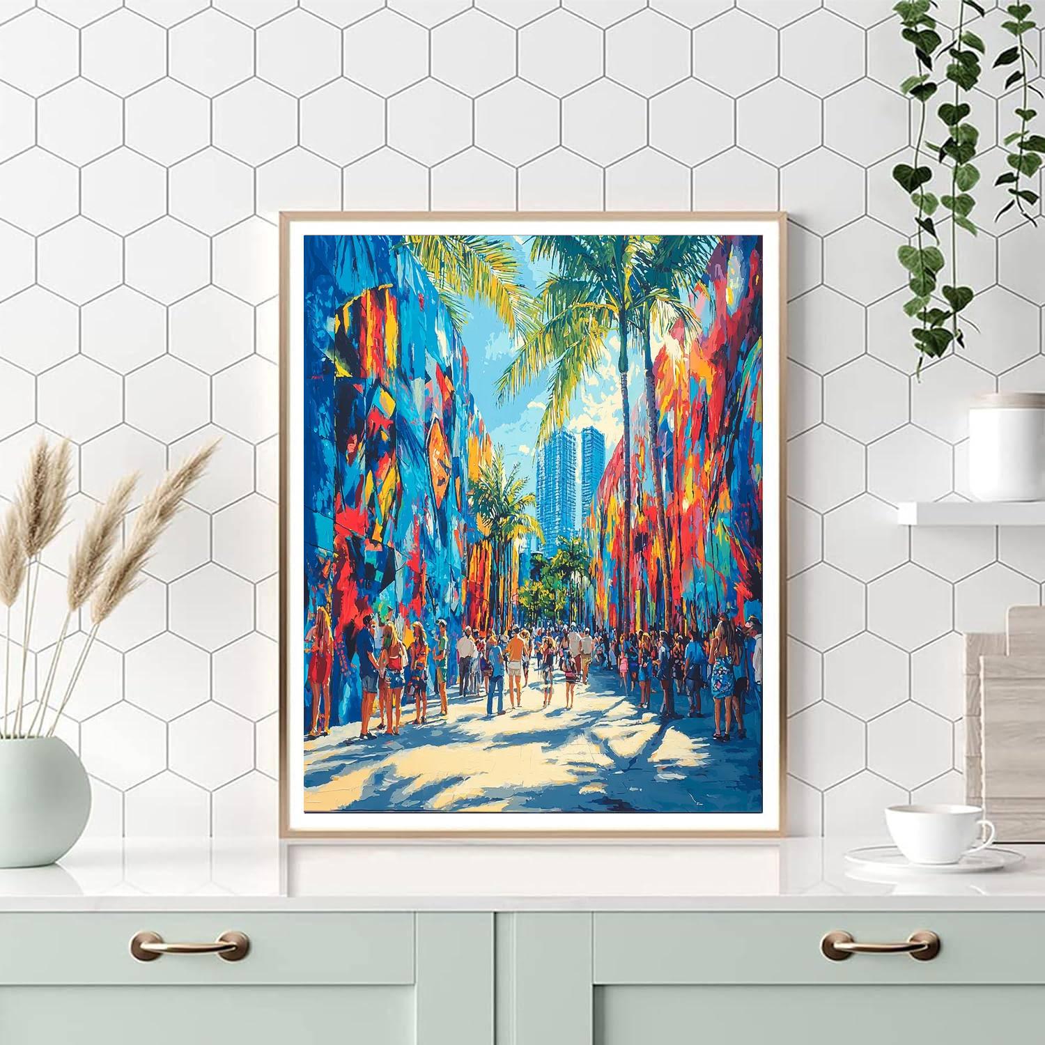 Street Art In Wynwood Walls Numbered Painting Kits