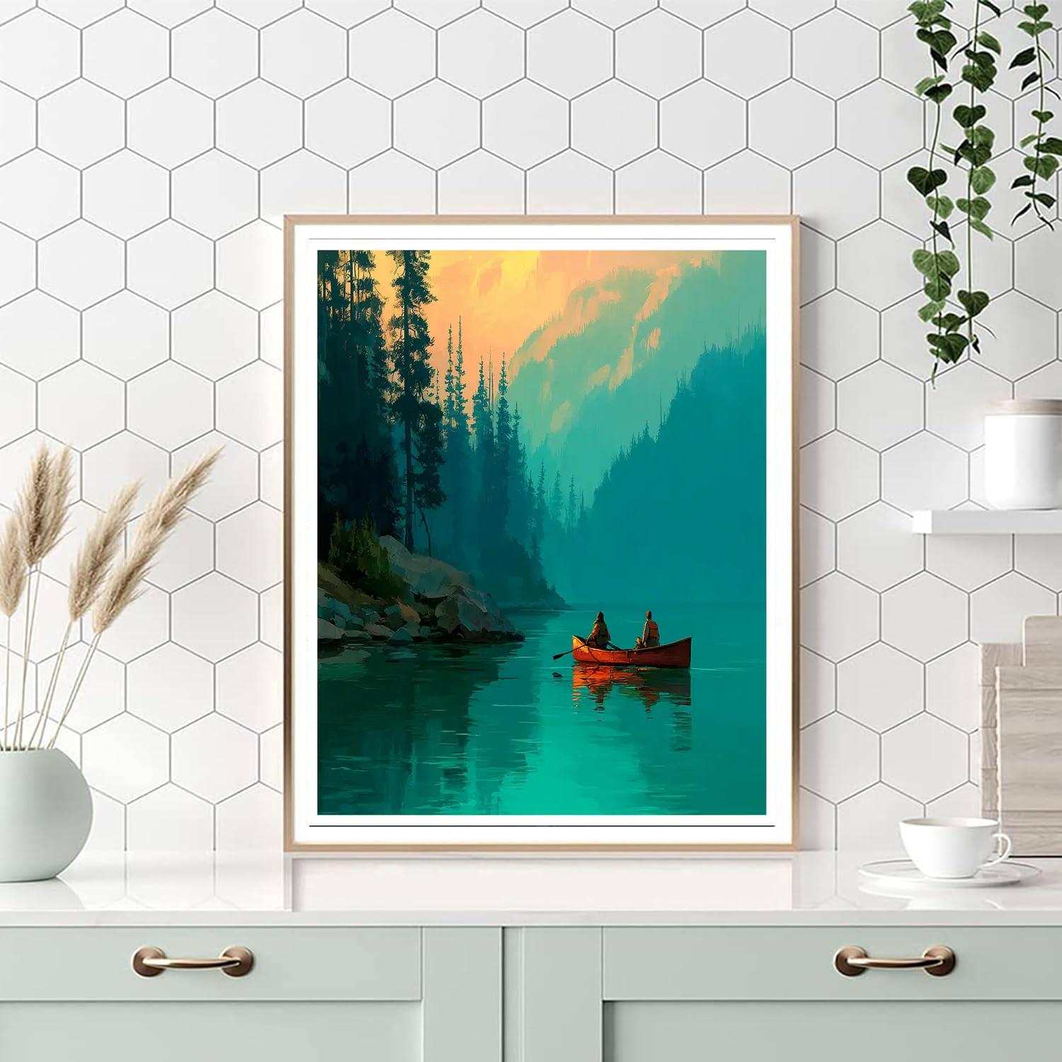 A Moment Of Stillness DIY Paint By Numbers