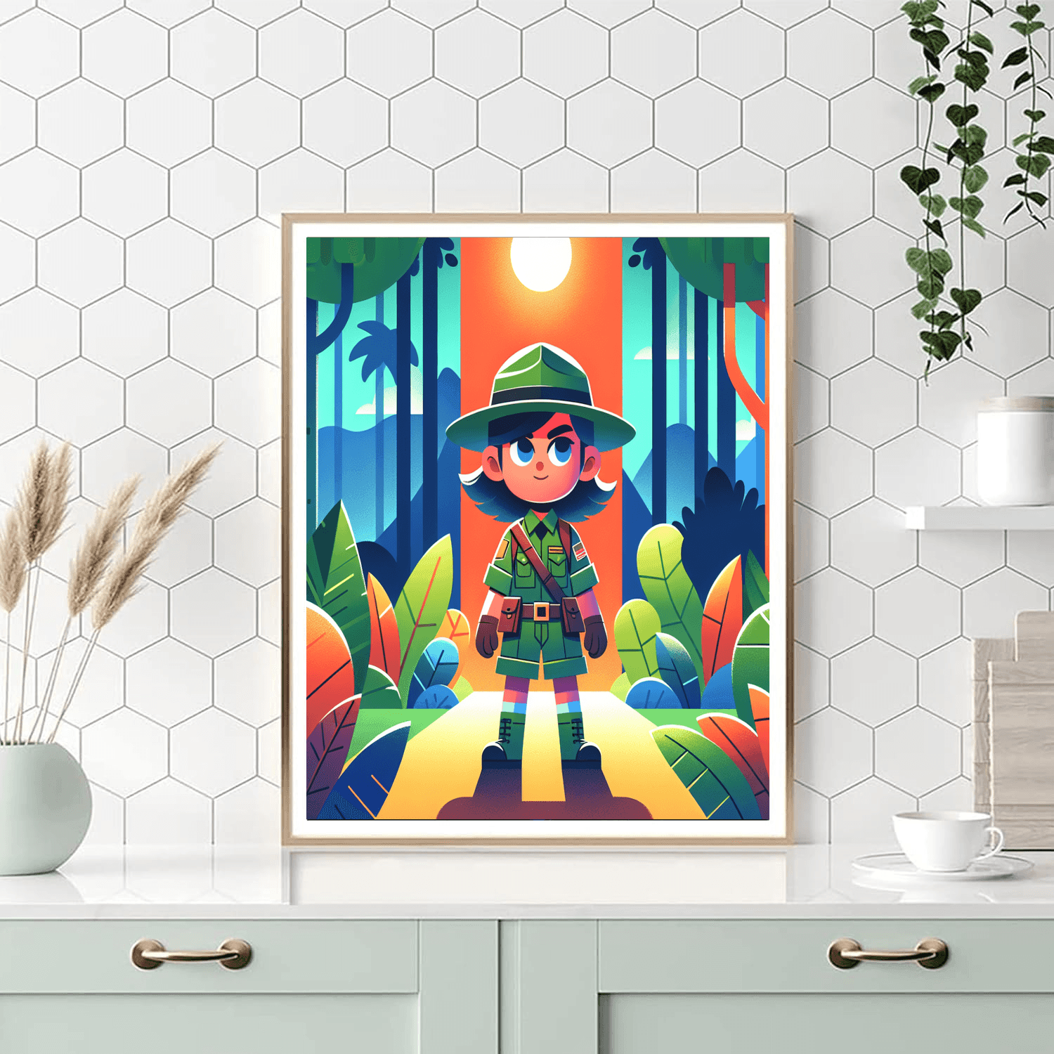 Rainforest Ranger Adventure DIY Paint By Numbers