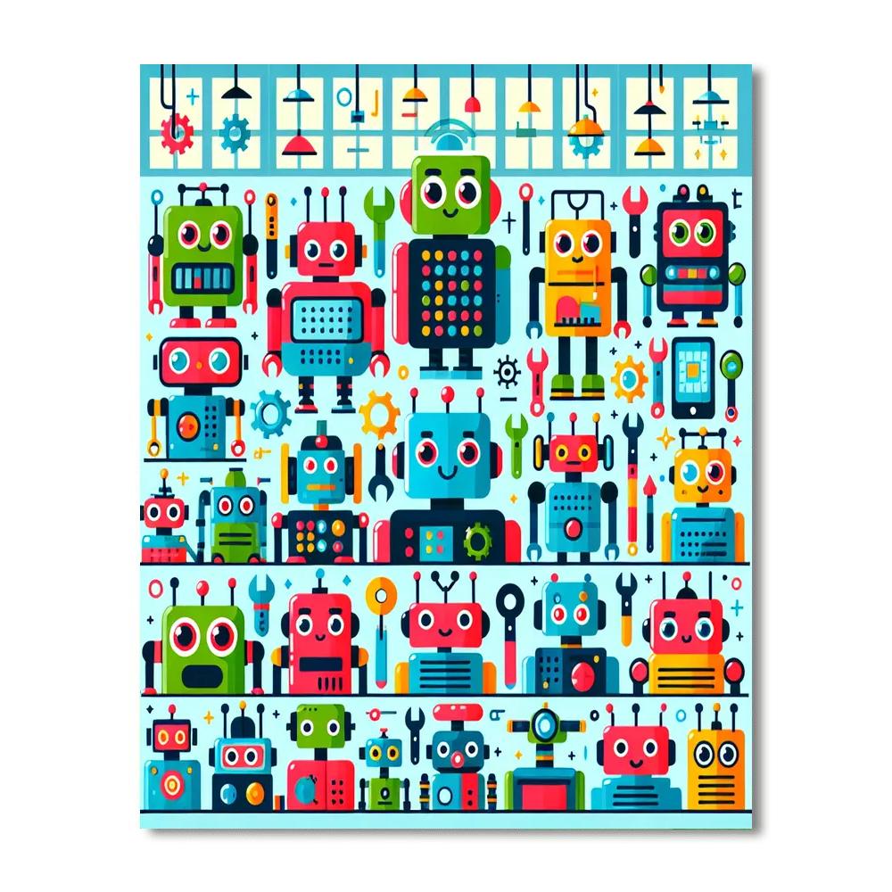 Robotic Workshop Paint By Color