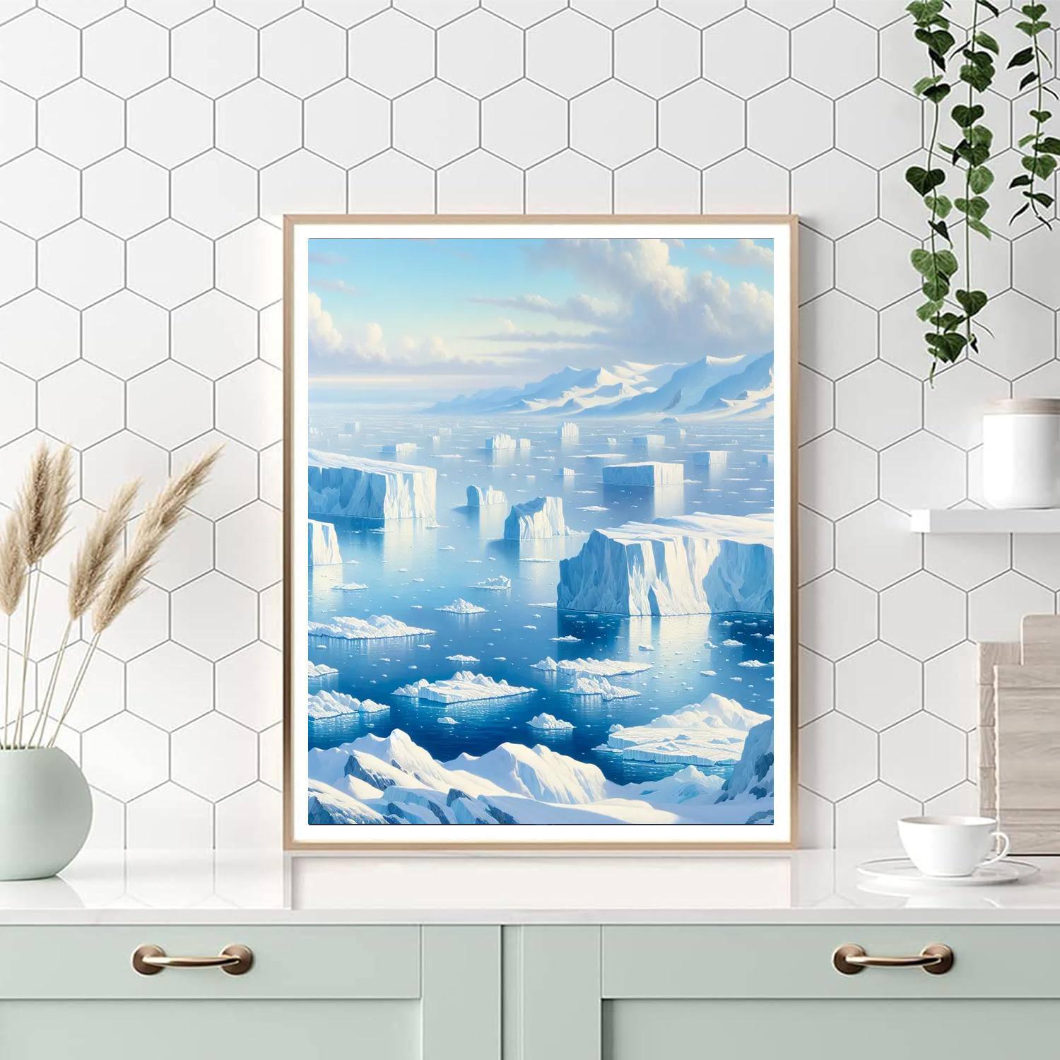Arctic Ice Beauty DIY Paint By Numbers