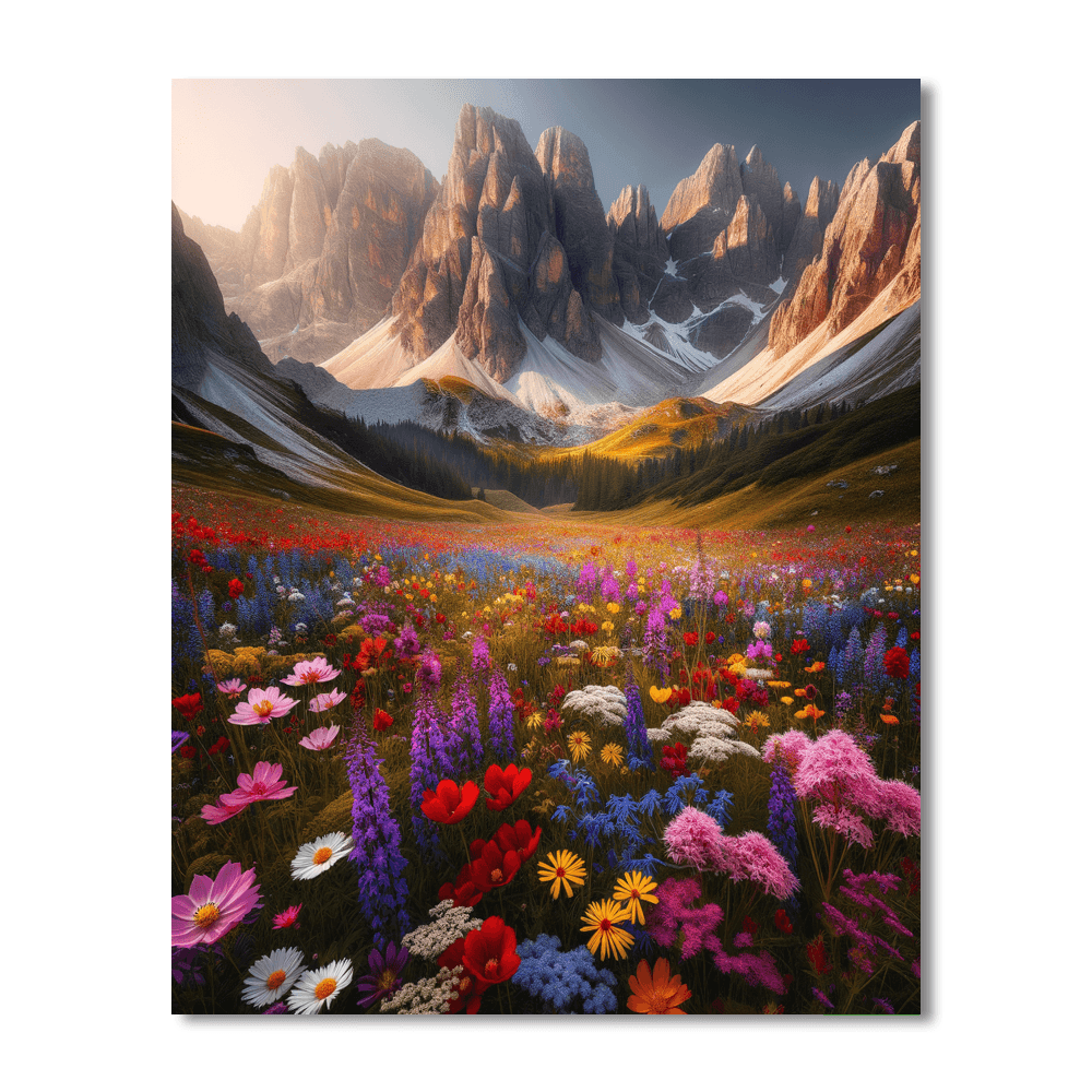 Mountain Meadow Magic Painting By Numbers Kit