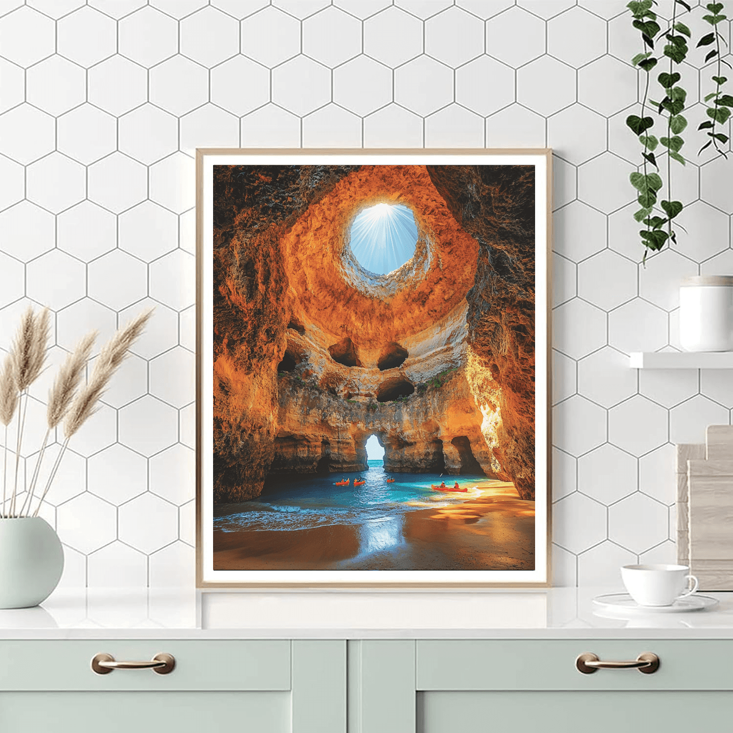 Benagil Sea Cave - Algarve Painting Number Kit