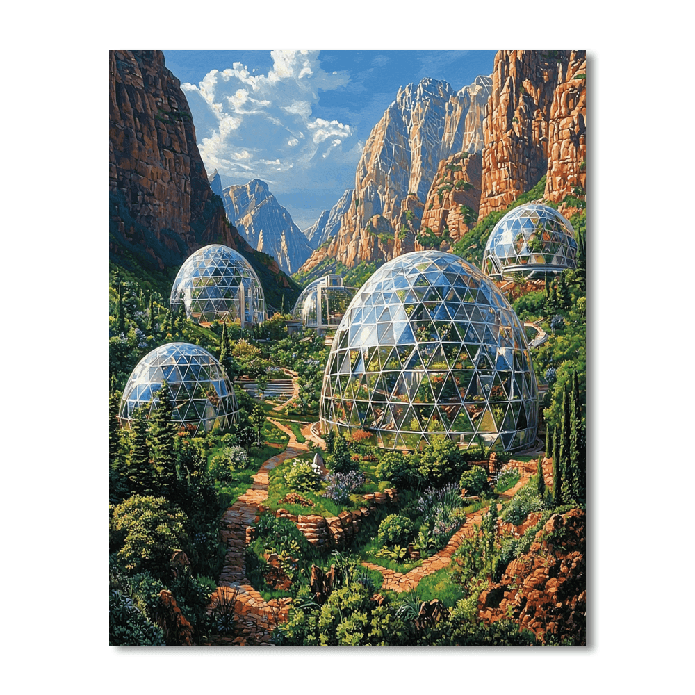 Eden Project - Cornwall Paint By Numbers Kits