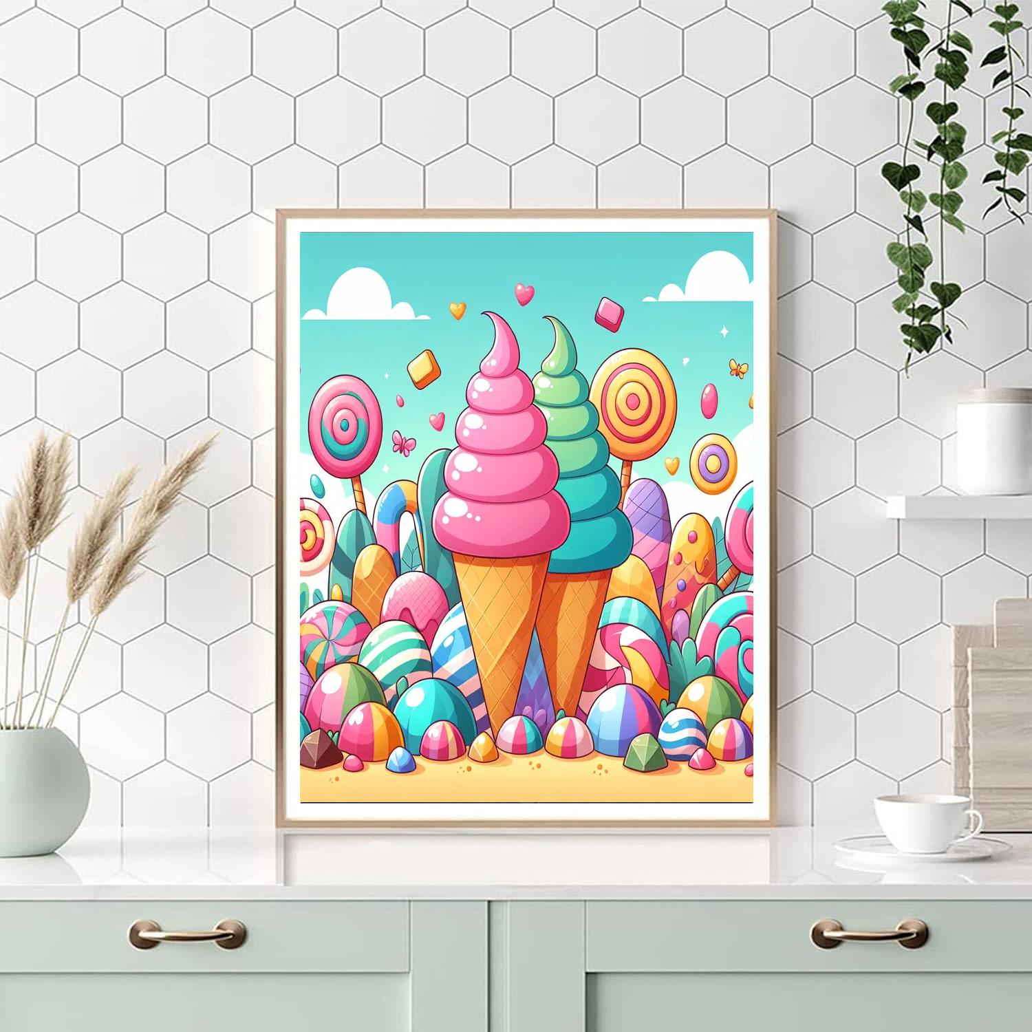Ice Cream Wonderland Paint By Number