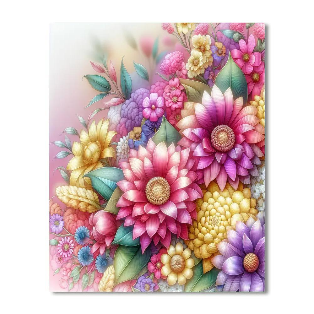 In Bloom Painting By Numbers Kit