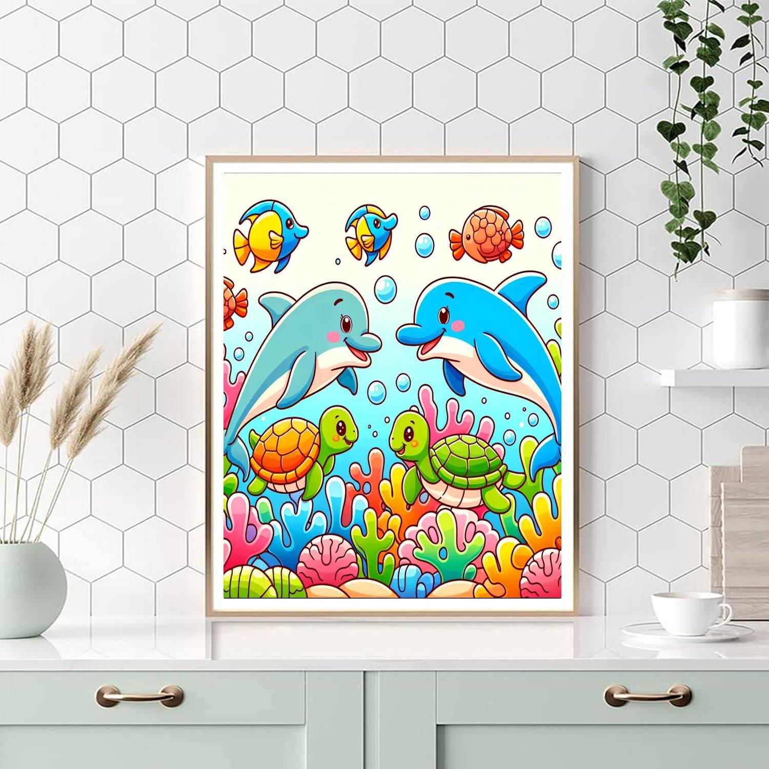 Whimsical Ocean Journey Paint By Numbers