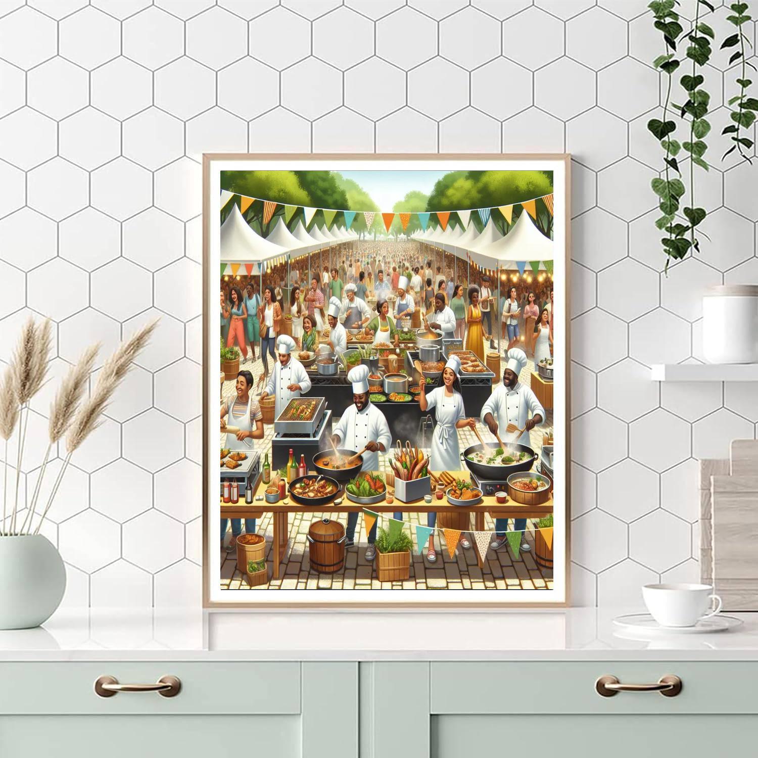 Marion Grasby Food Festival - Australia Painting By Numbers Kit