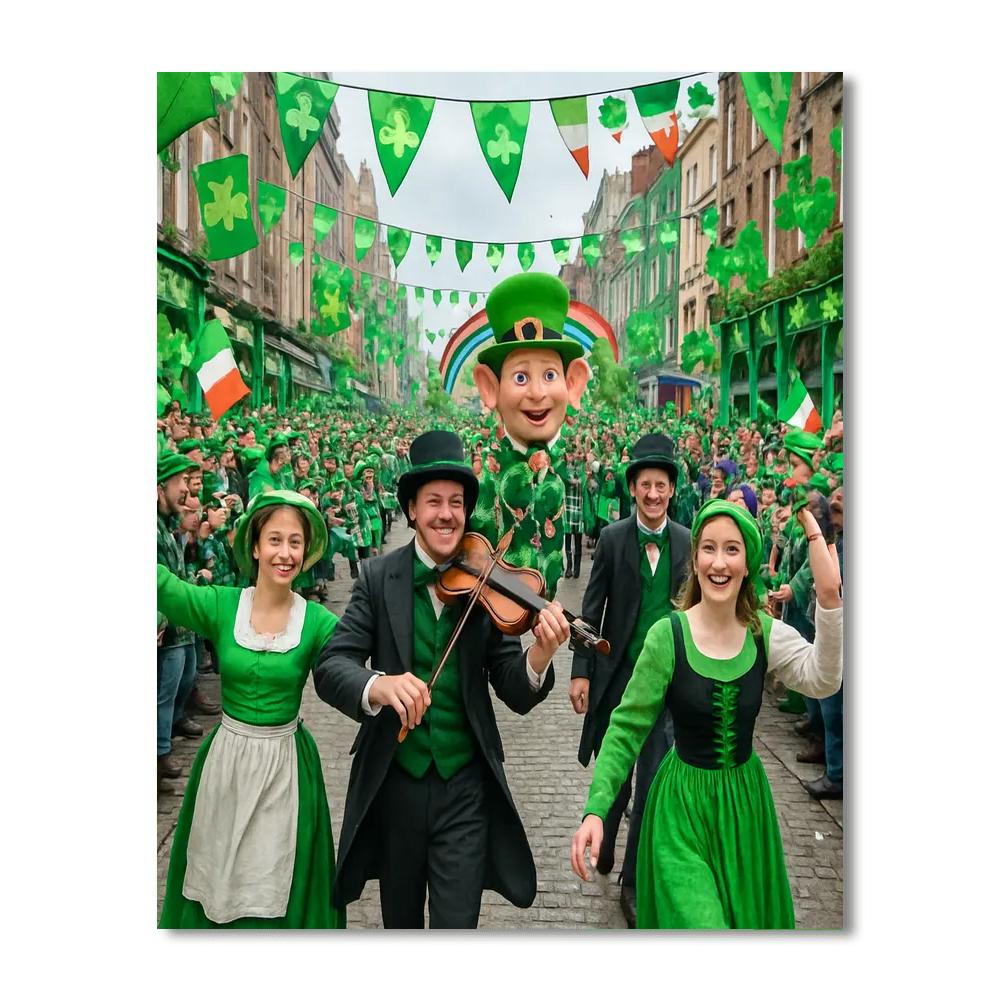 St Patrick's Festival DIY Paint By Numbers