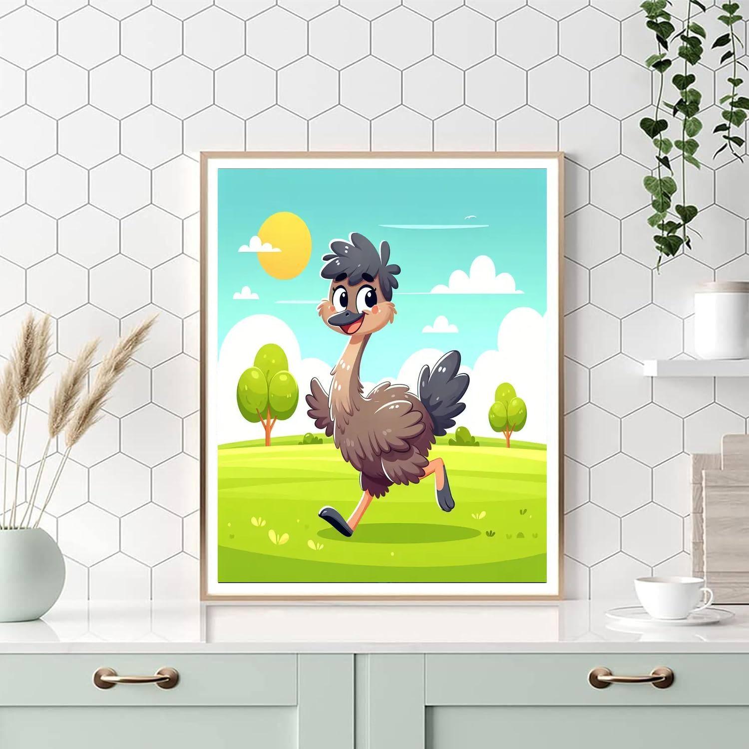 Eager Emu Painting Number Kit