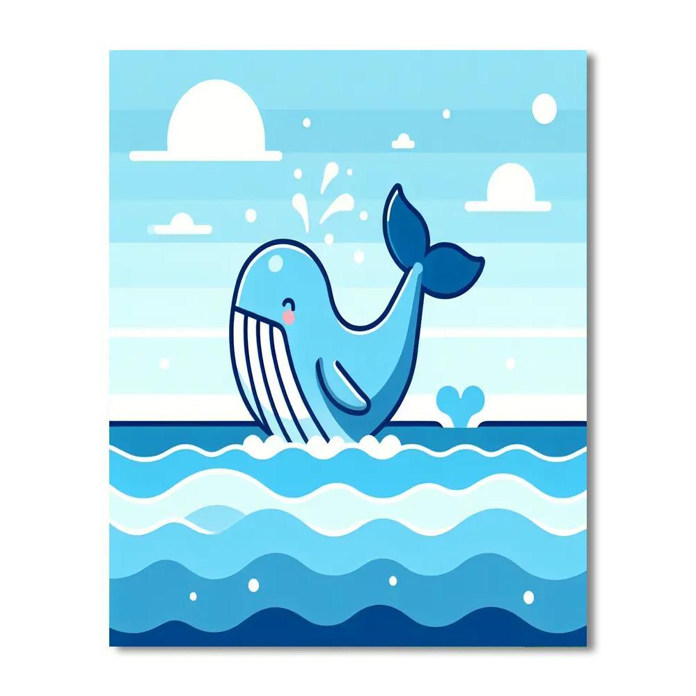 Whale Watching Wonders Paint By Numbers