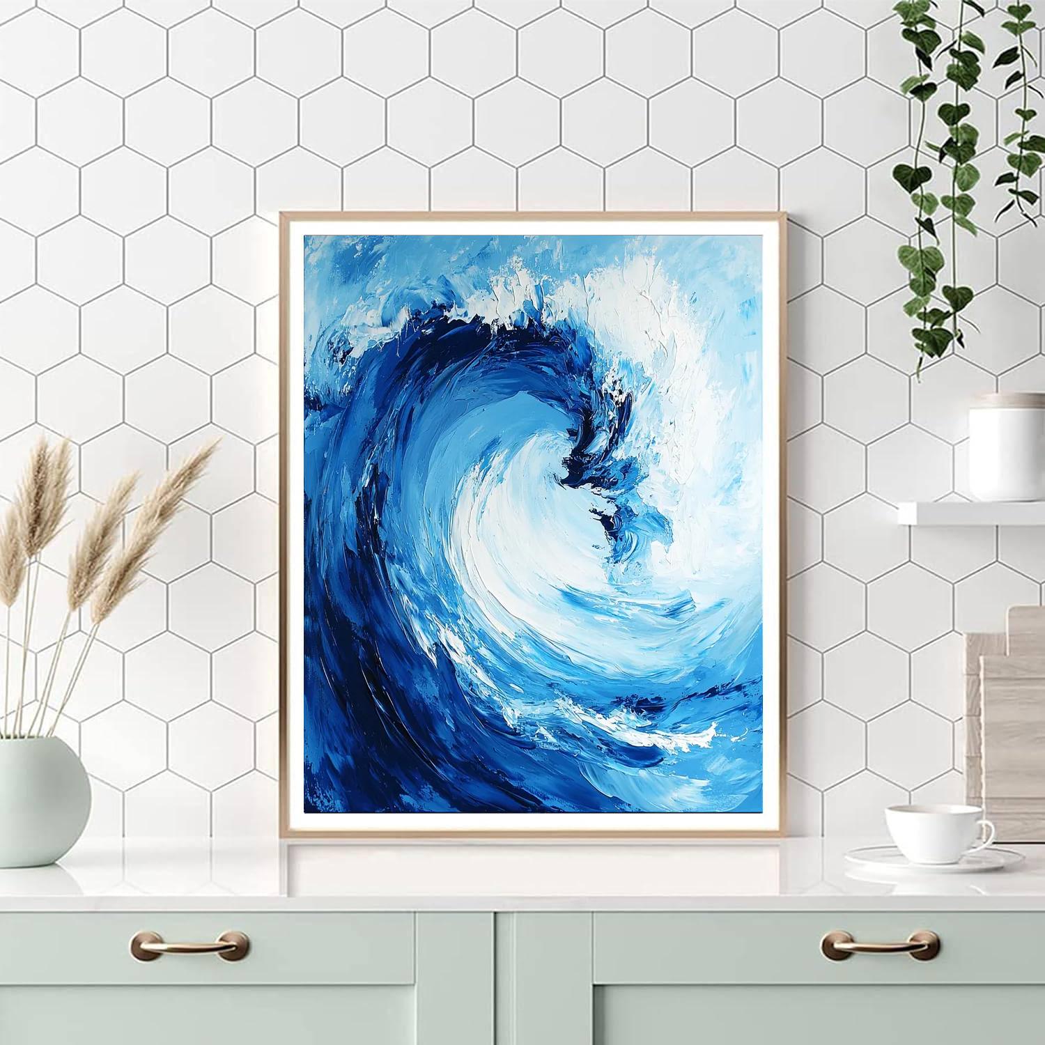 Michelangelo Inspired Ethereal Force  Paint By Color