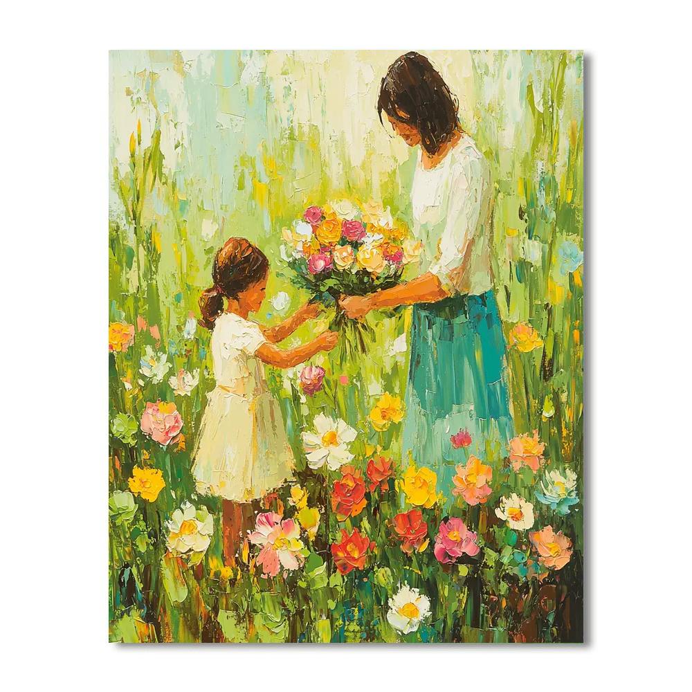 Mommy And Me In Bloom Paint By Numbers Kits