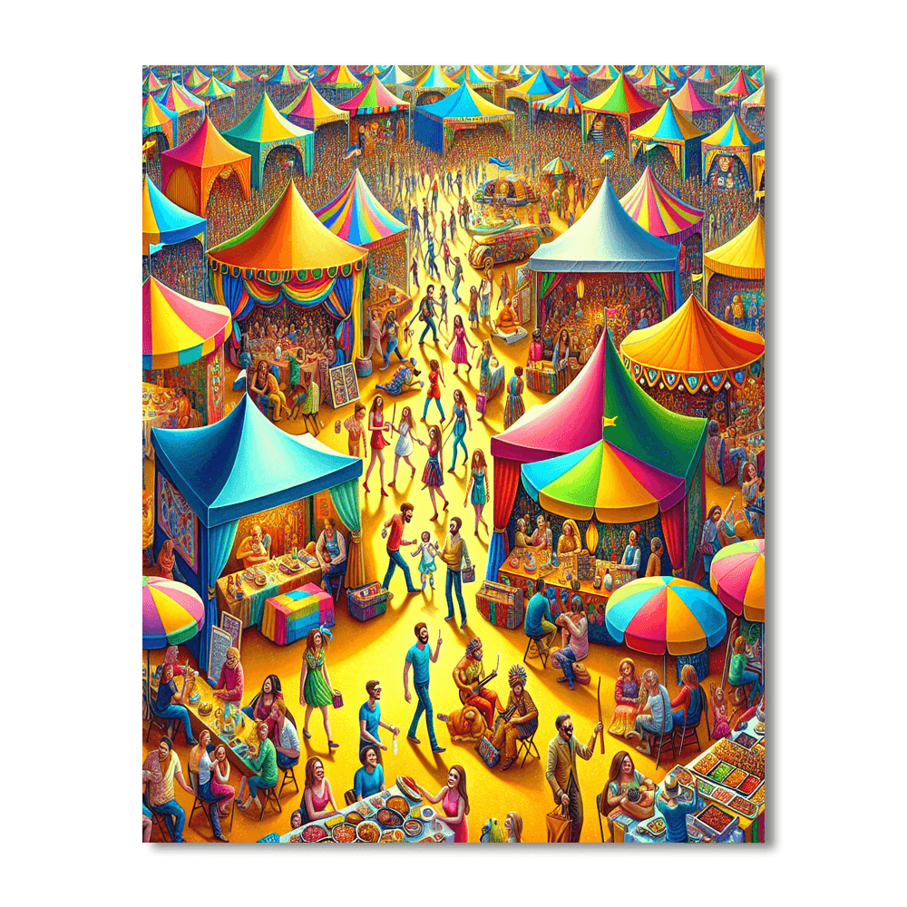 The Adelaide Fringe Festival - Australia Paint By Numbers Kits