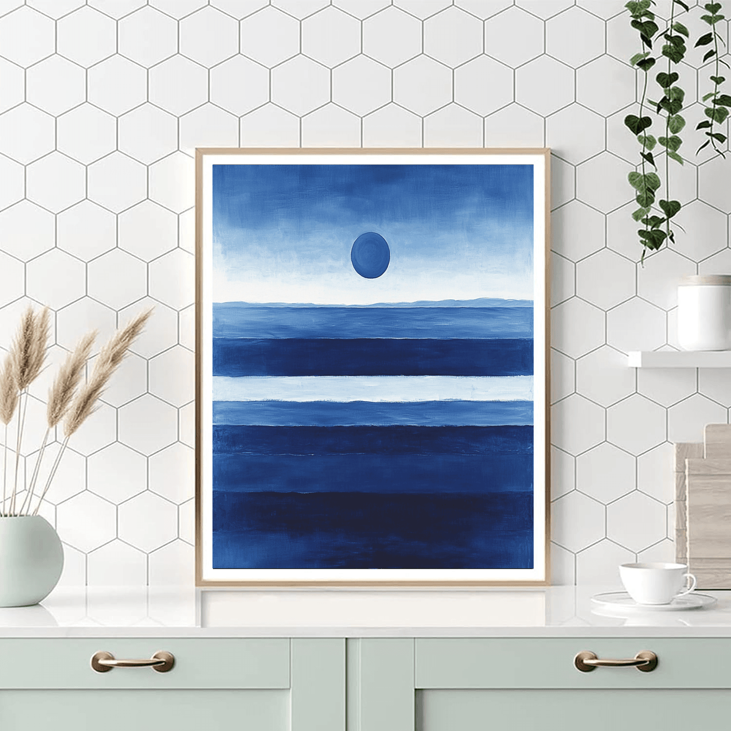 Mark Rothko Inspired Lunar Rhapsody  Paint By Numbers Kits
