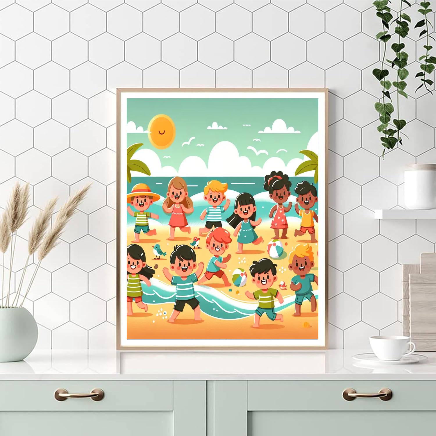 Breezy Beach Bonanza Numbered Painting Kits