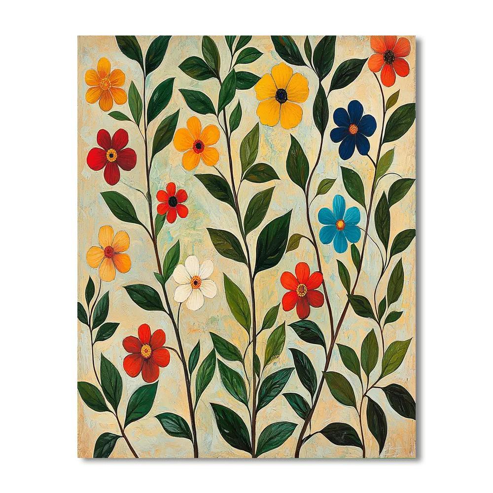 Leonardo Da Vinci Inspired The Eternal Garden  Paint By Numbers