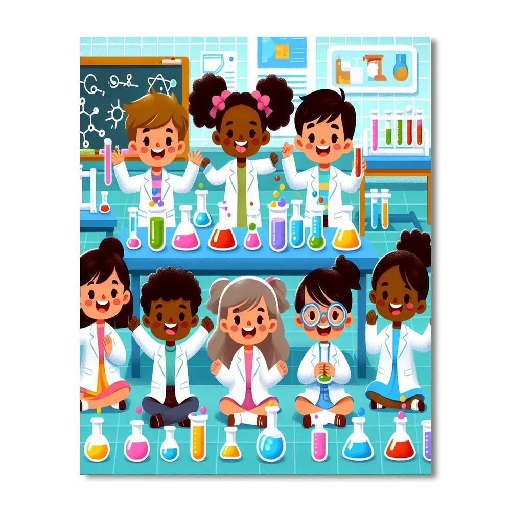 Fun Science Experimentation Painting Number Kit