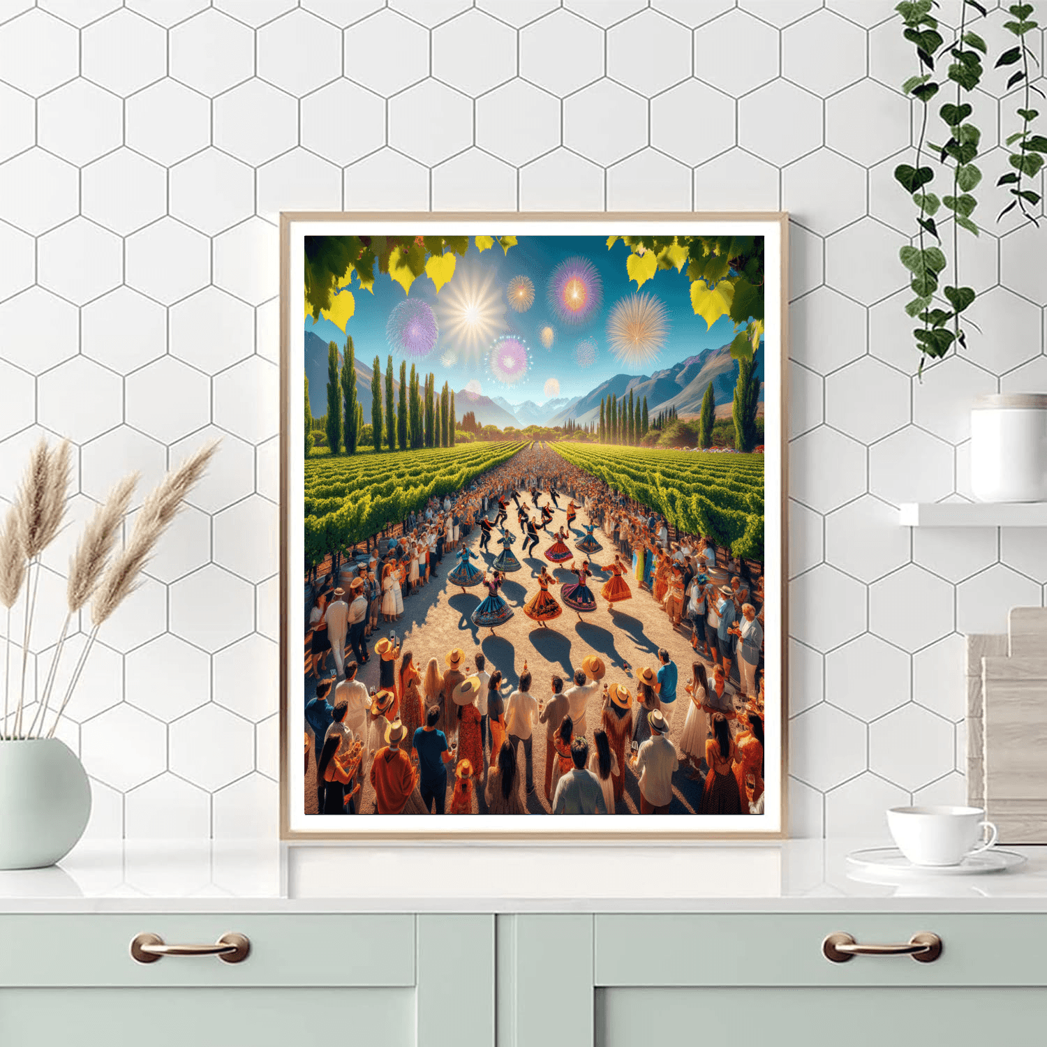 Grape Harvest Festival - Mendoza Painting By Numbers Kit