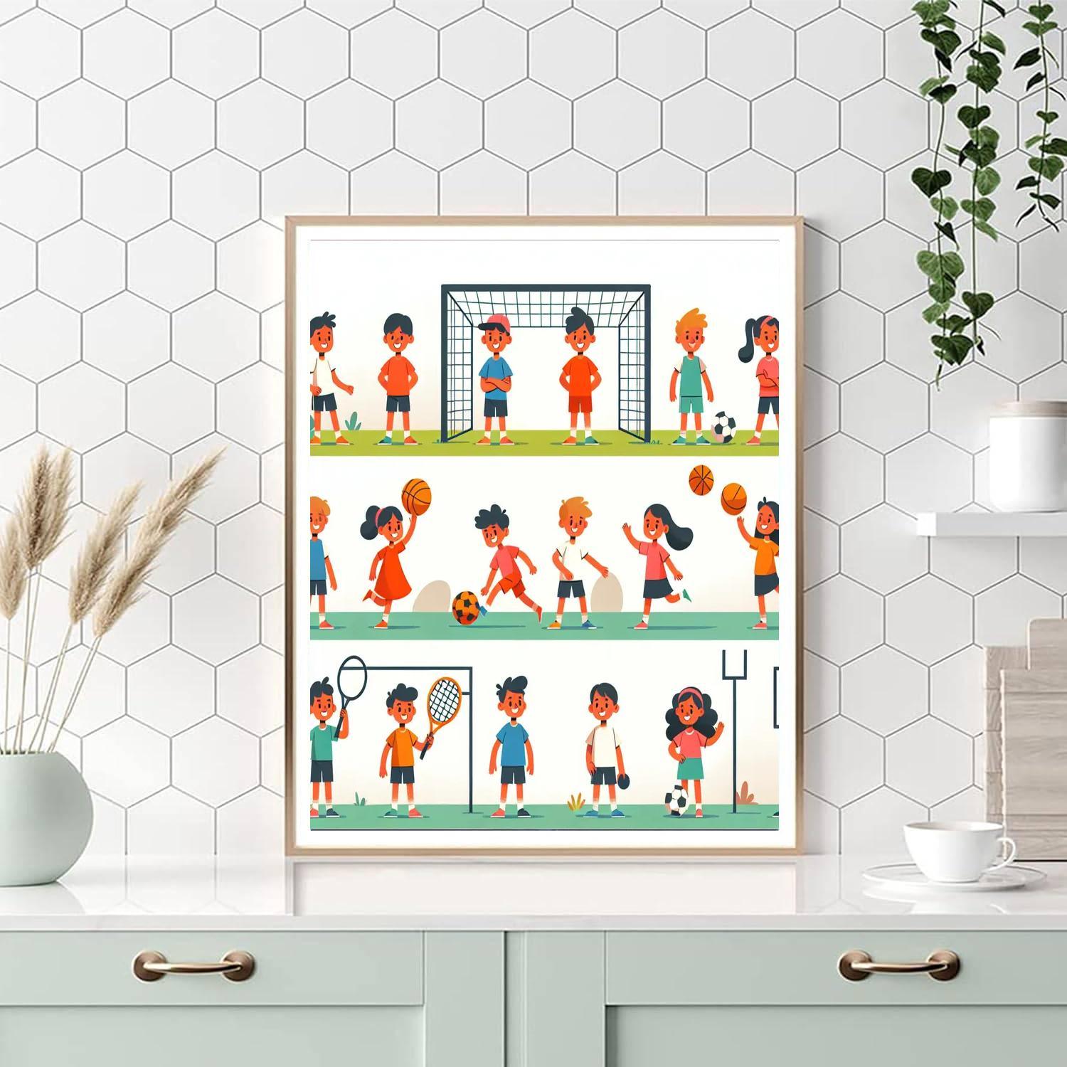Sports Star Heroes Paint By Number