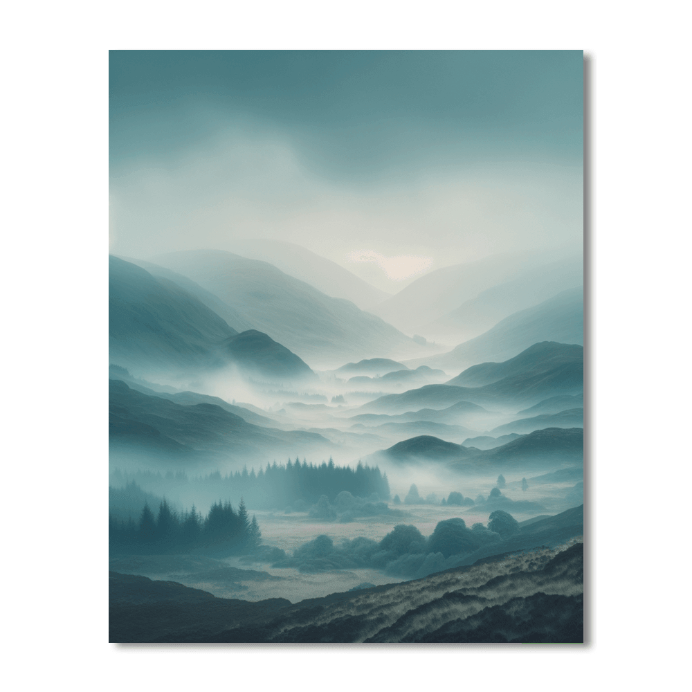 Highland Mist - DIY Painting By Numbers Kit