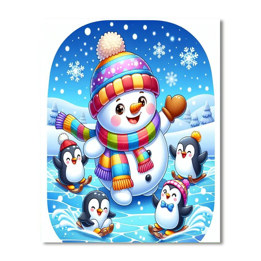 Magic Of Winter Paint By Numbers Art