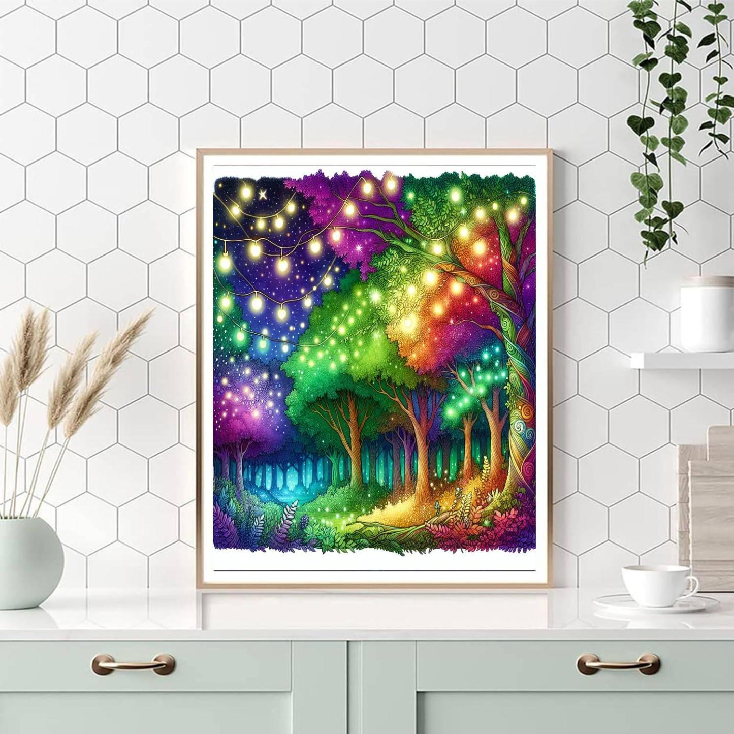 Magical Fairytale Forest DIY Paint By Numbers