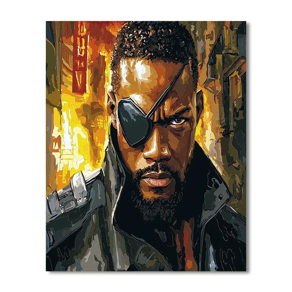 Samuel L. Jackson: The Unstoppable Force Of Nick Fury Paint By Numbers Kits