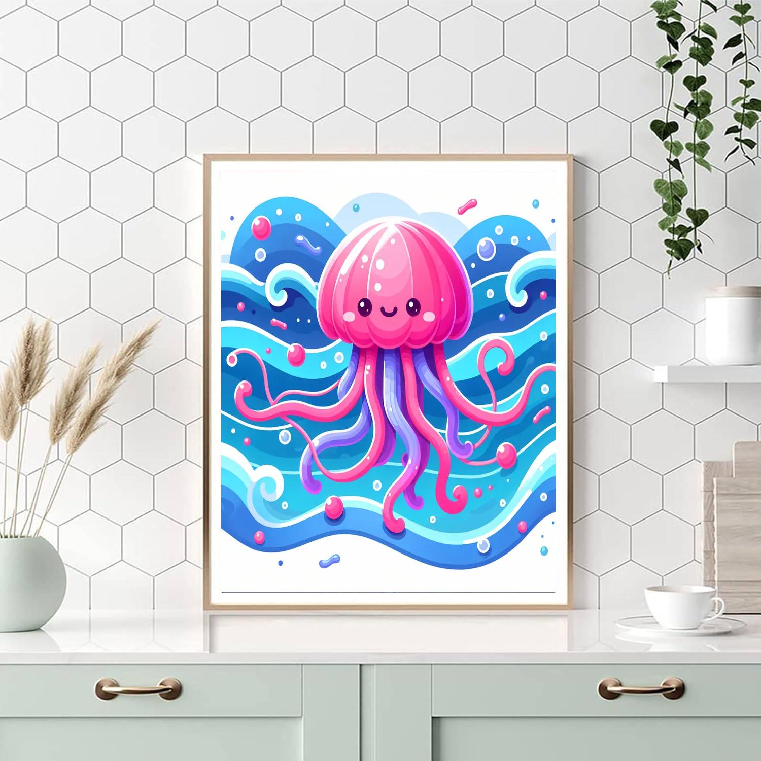 Jumping Jellyfish Paint By Number