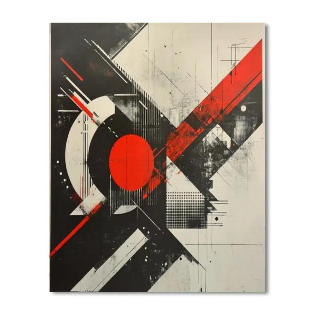 Banksy Inspired Fragmented Reality  Painting By Numbers Kit