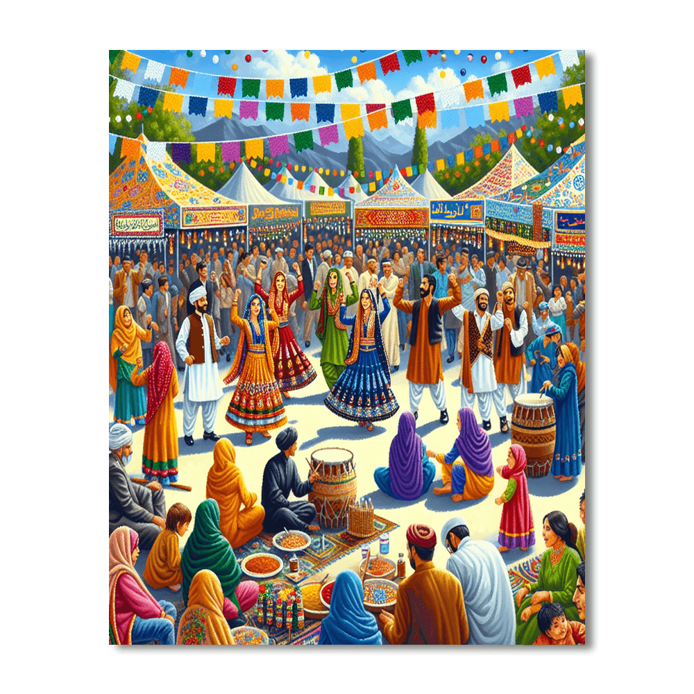 Karnival Di Brunei Number Painting