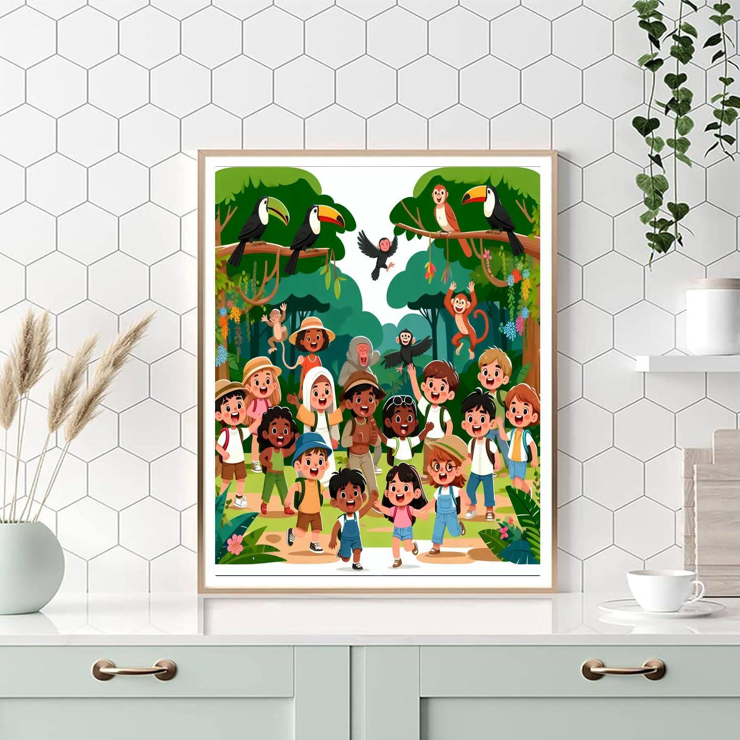 Jungle Explorers Unite Paint By Numbers Kits