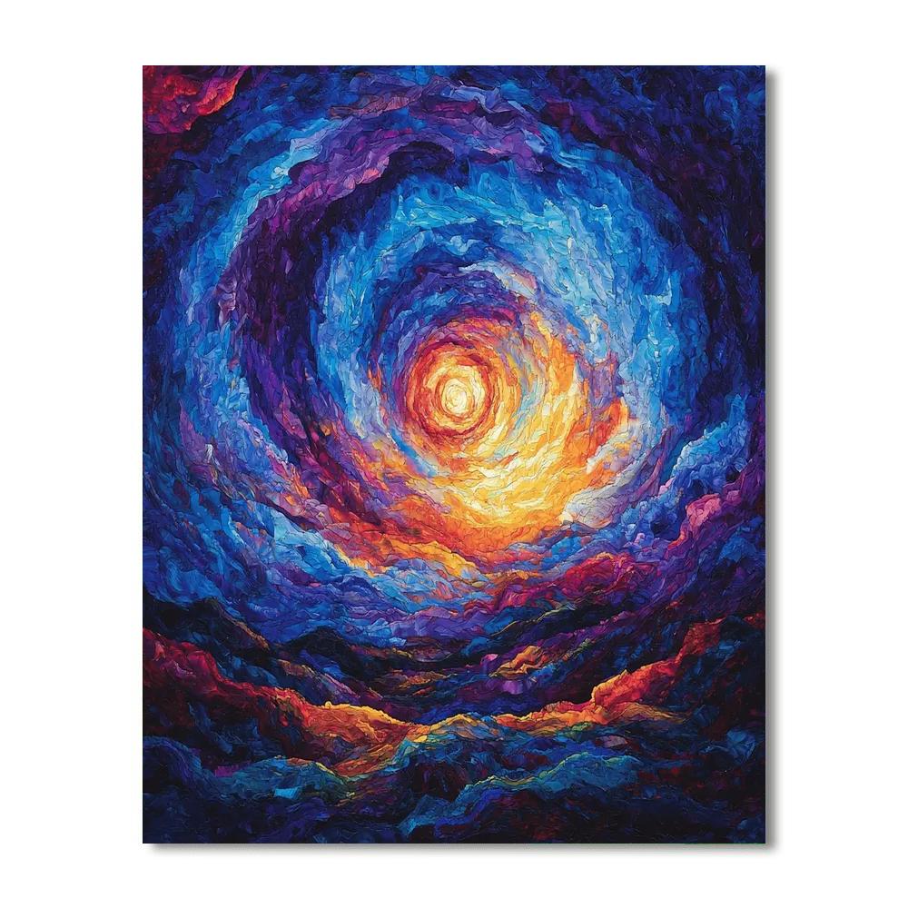Caravaggio Inspired Cosmic Dance Of Light And Shadow  Painting By Numbers Kit