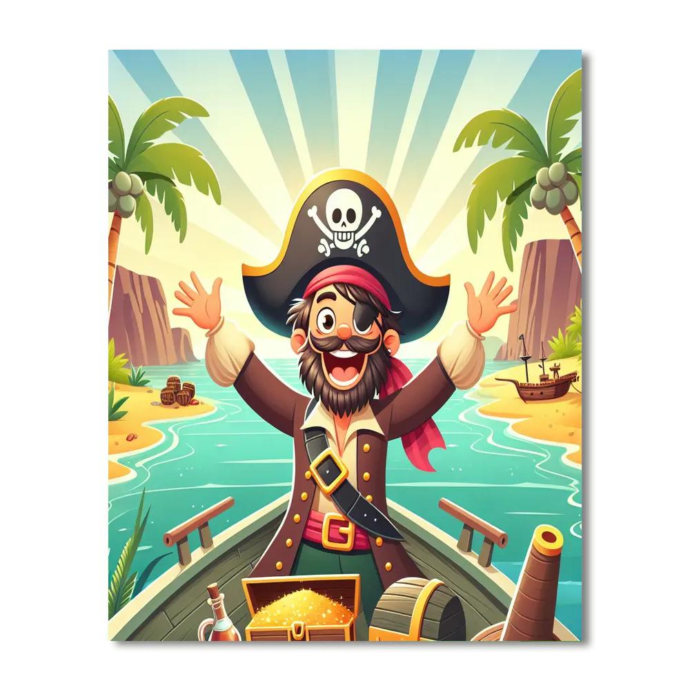 Pirate's Adventure Cove Paint By Numbers Kits