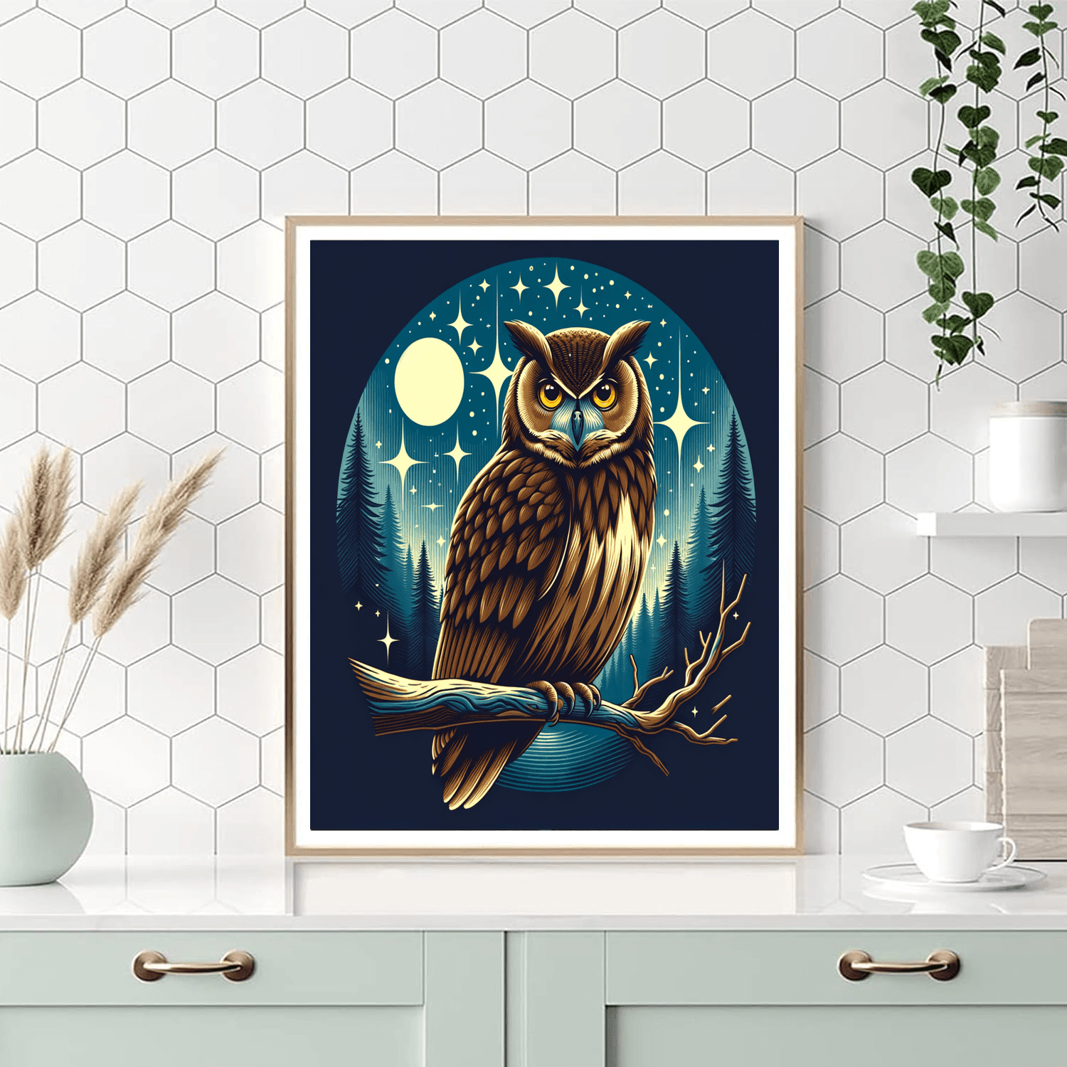 Owl Wisdom Paint By Numbers Art