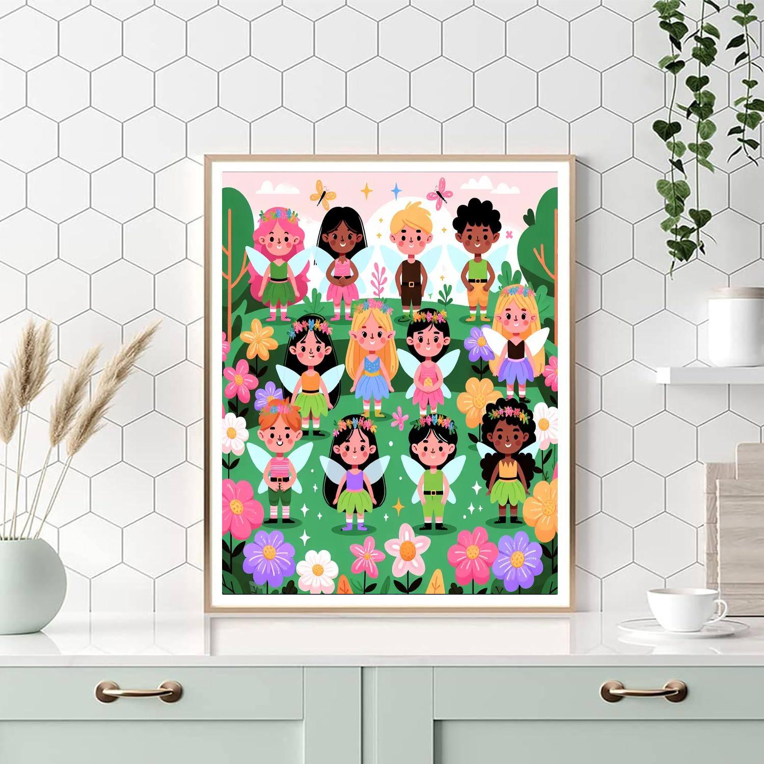 Magic Garden Enchantment Paint By Numbers Kits