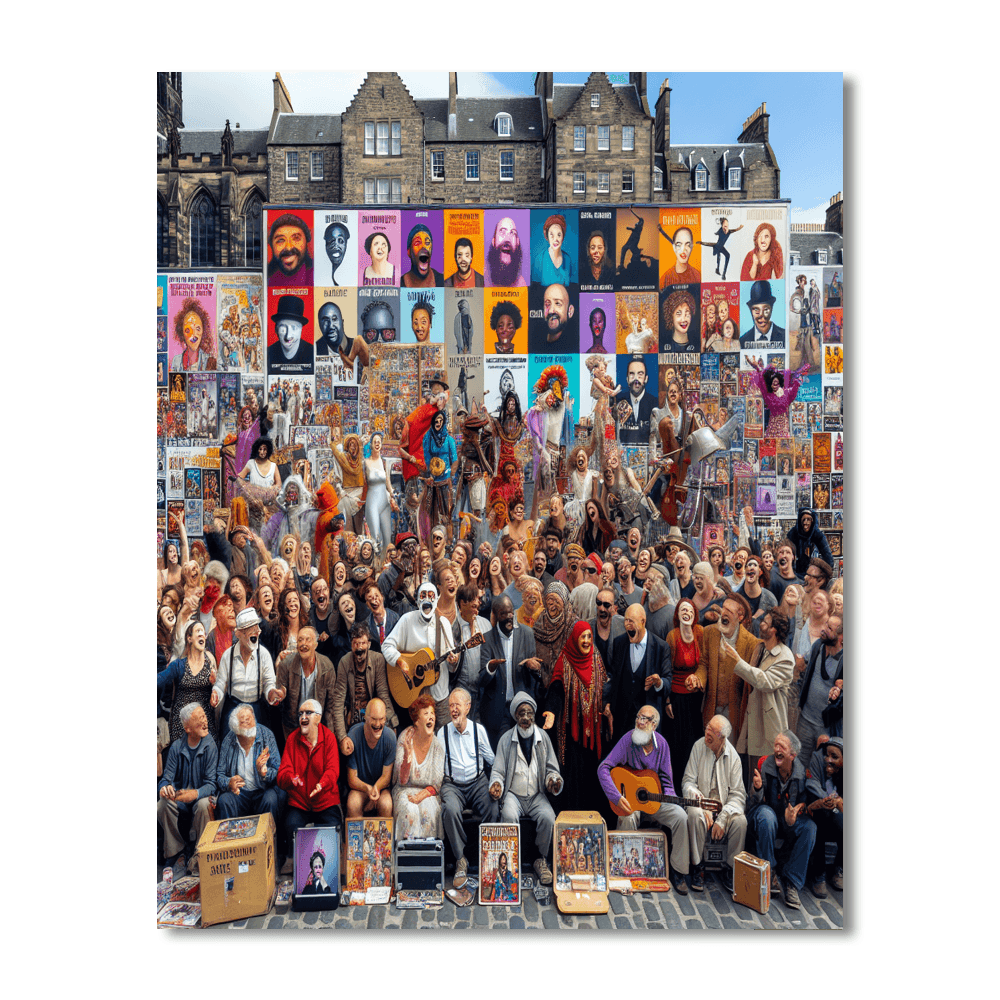 The Edinburgh Festival Fringe - Edinburgh, Scotland Number Painting