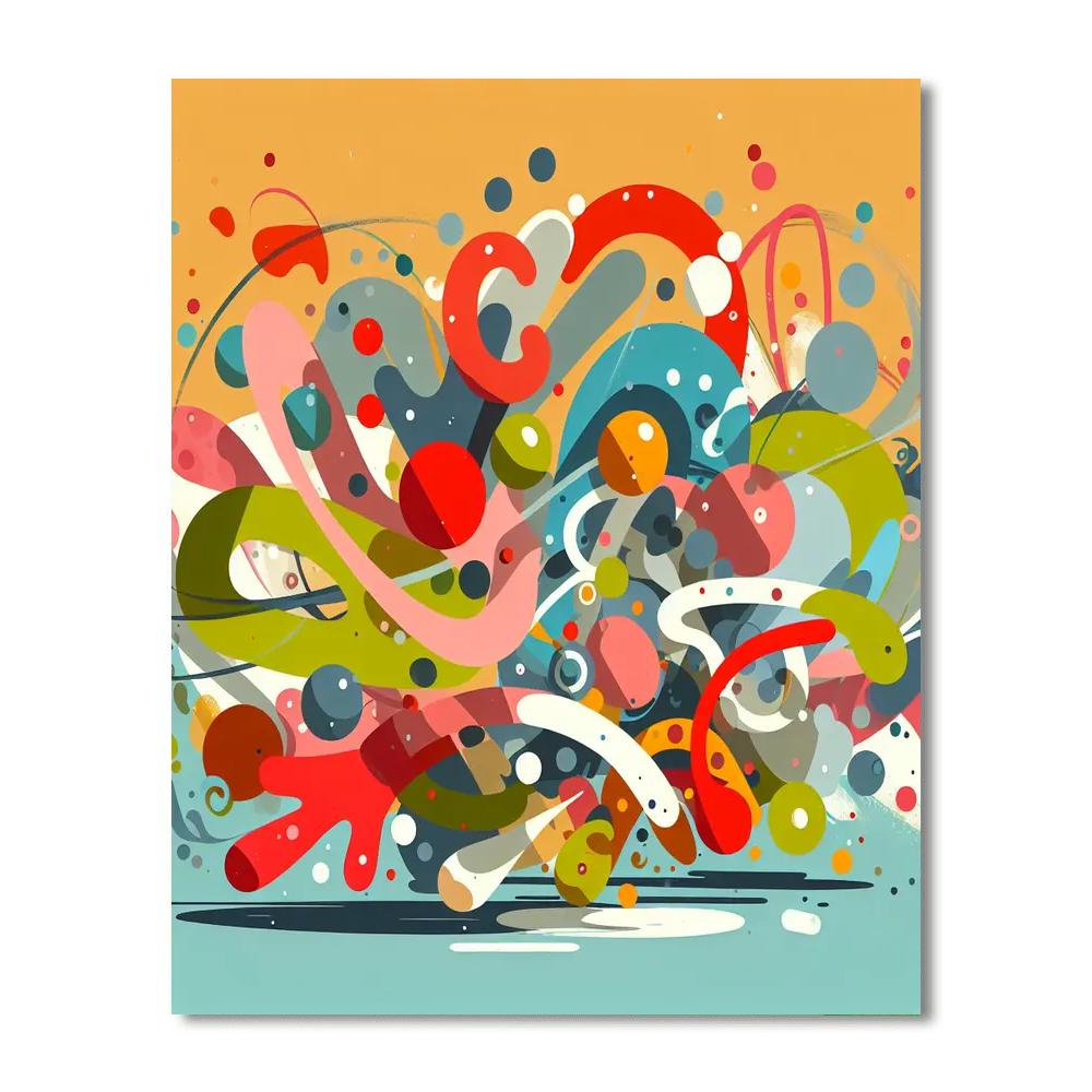 Artistic Abstracts Paint By Numbers Art