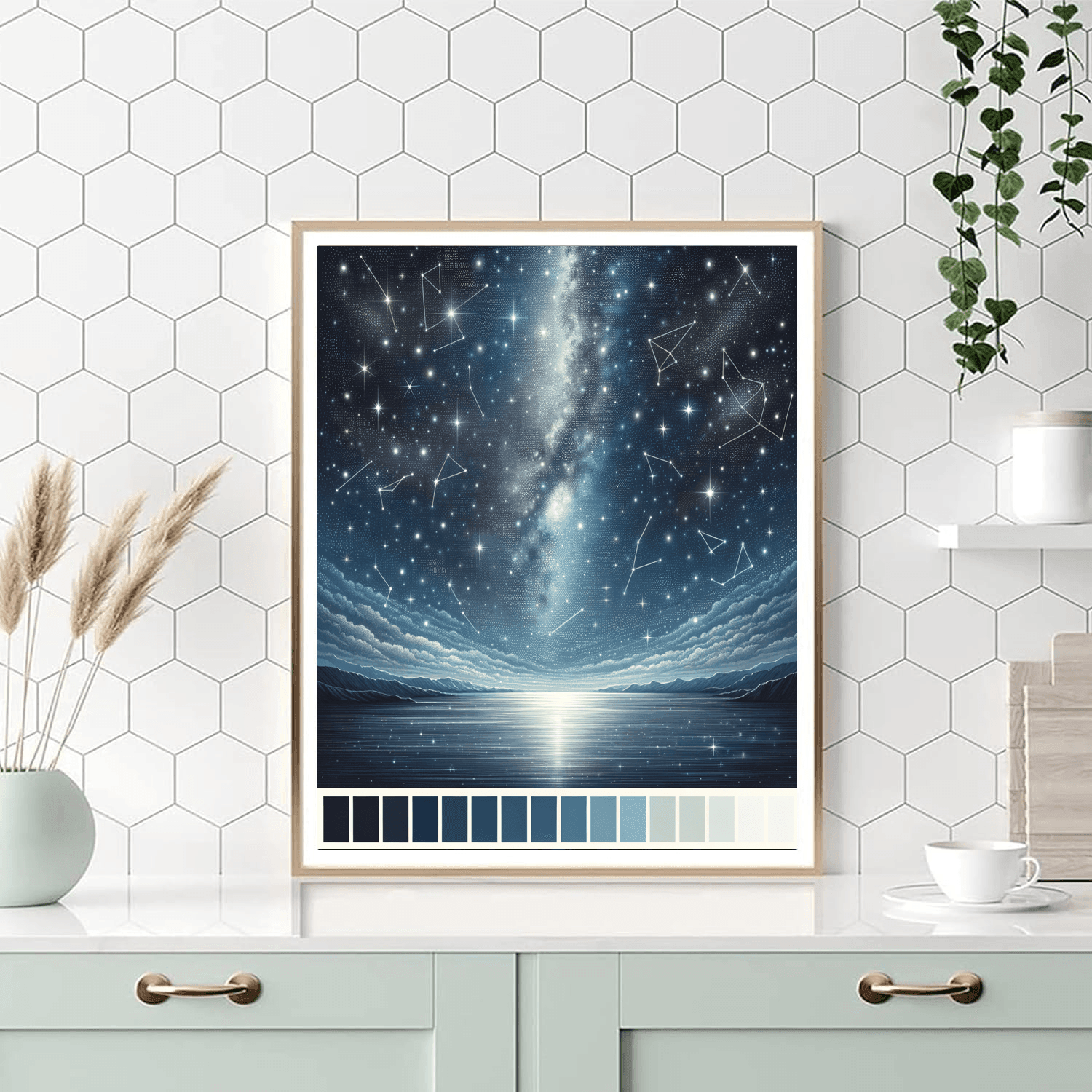 Under The Starry Night Sky Painting By Numbers Kit