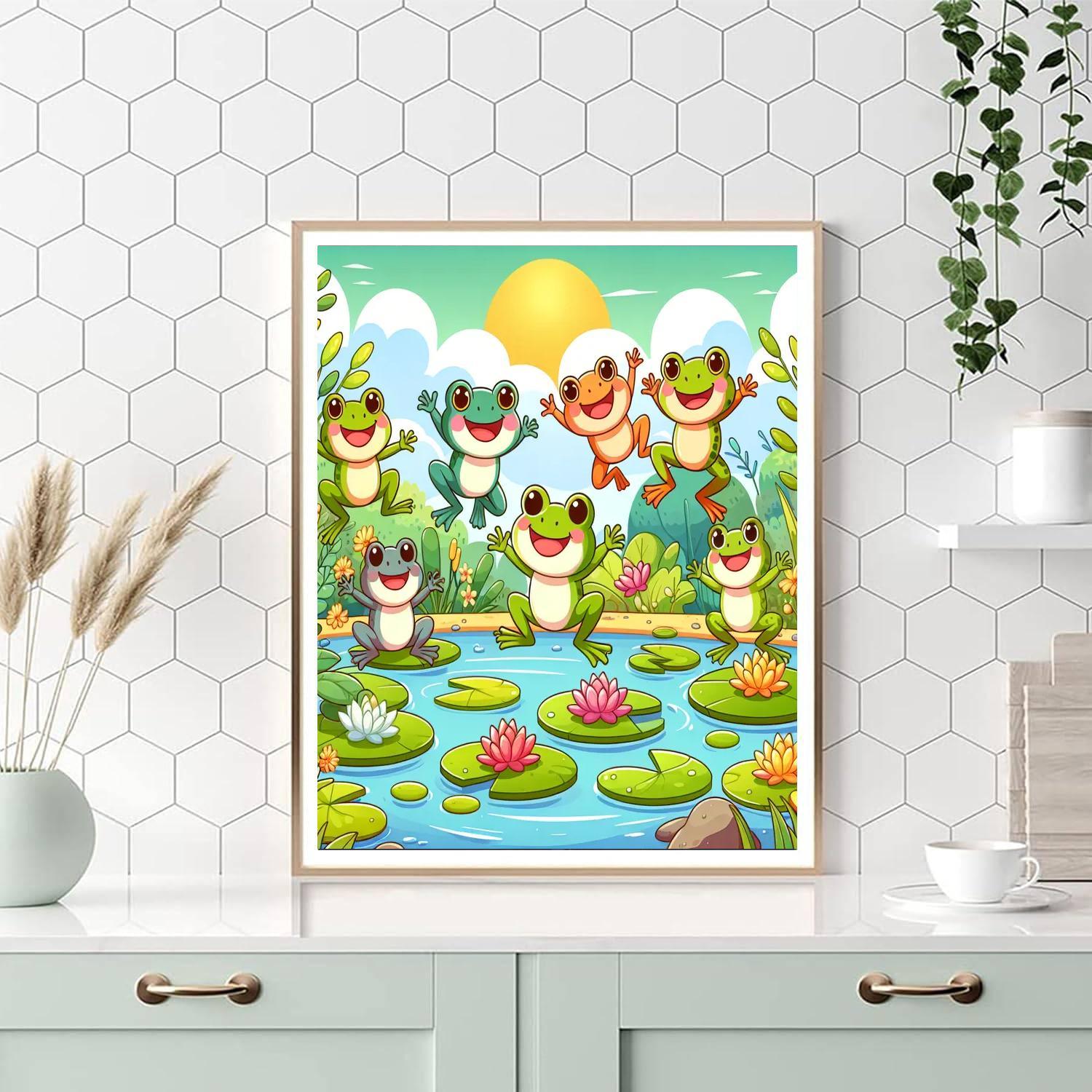 Fantastic Frogs And Toads Paint By Color