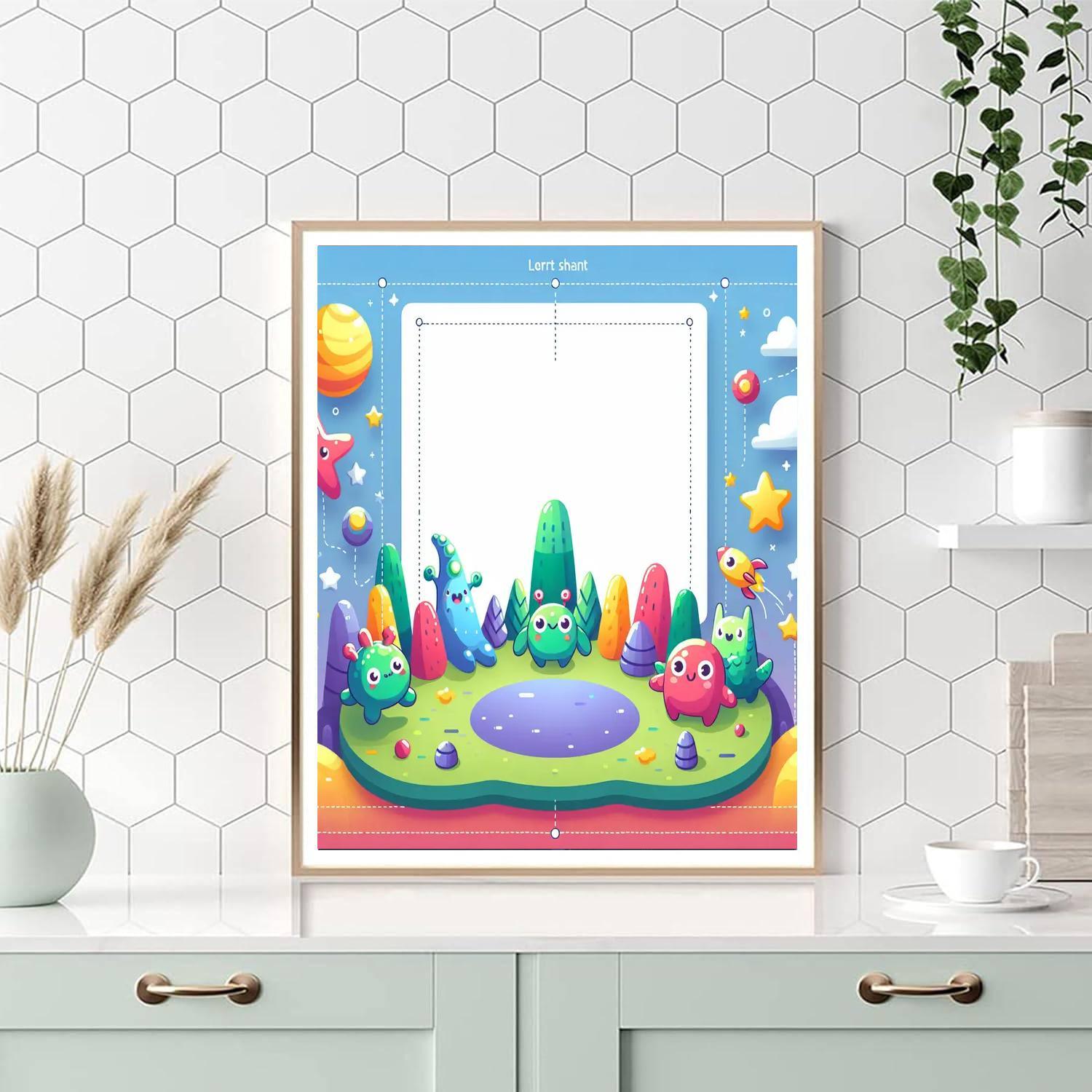 Adventurous Little Monsters Painting By Numbers Kit